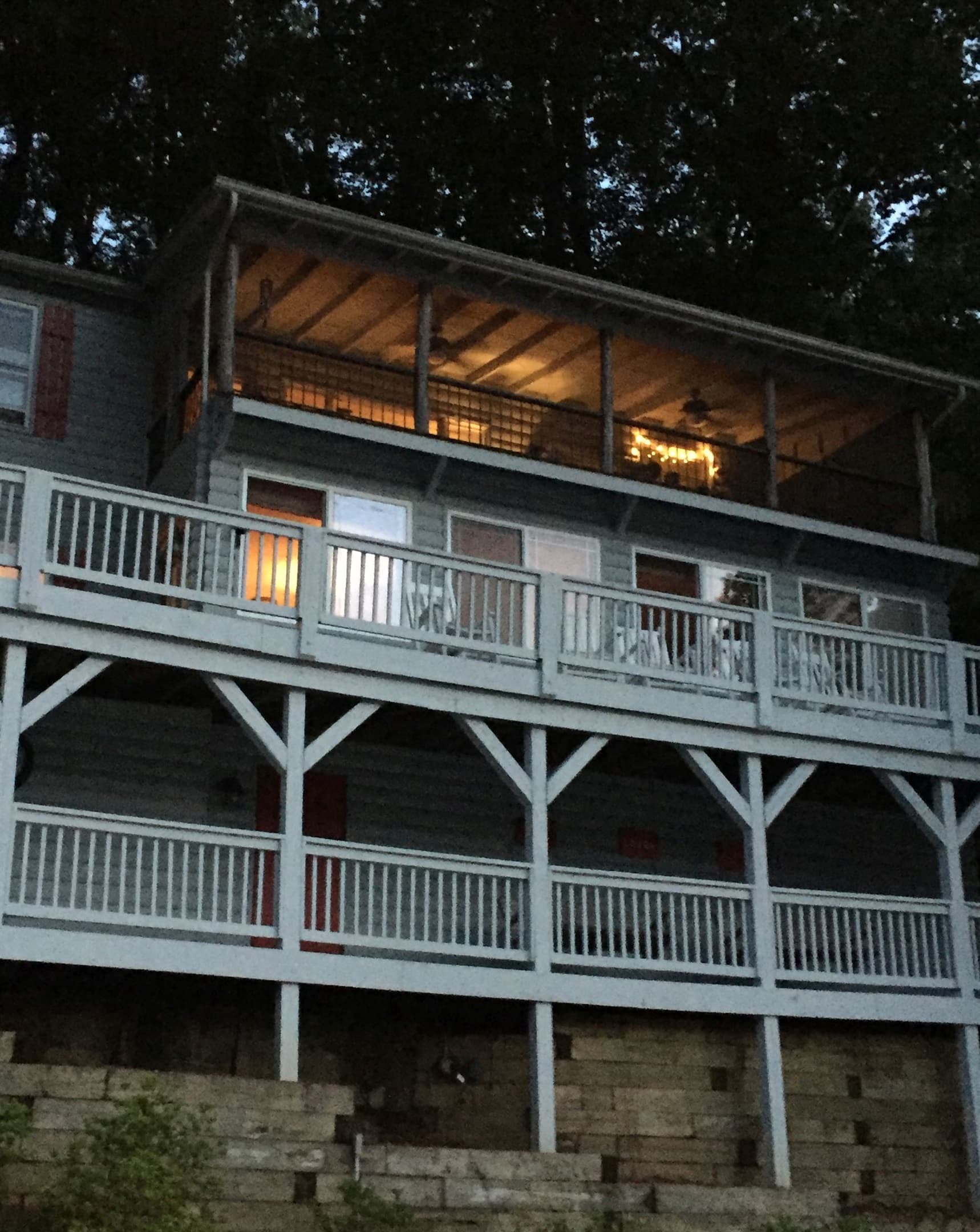 The house at night