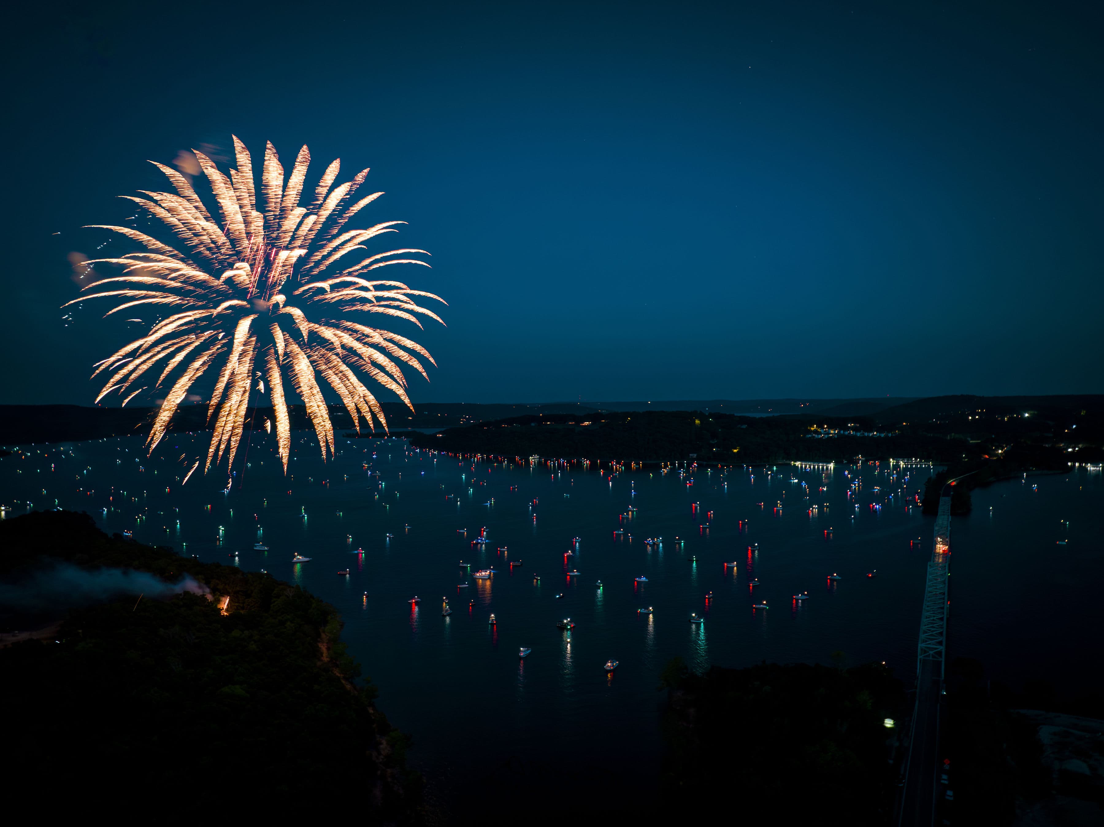 Fireworks on Table Rock Lake