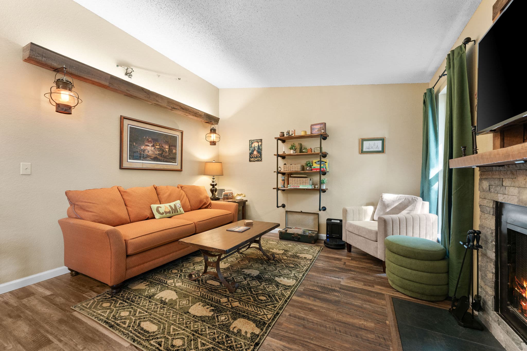 Living Room with Sleeper Sofa