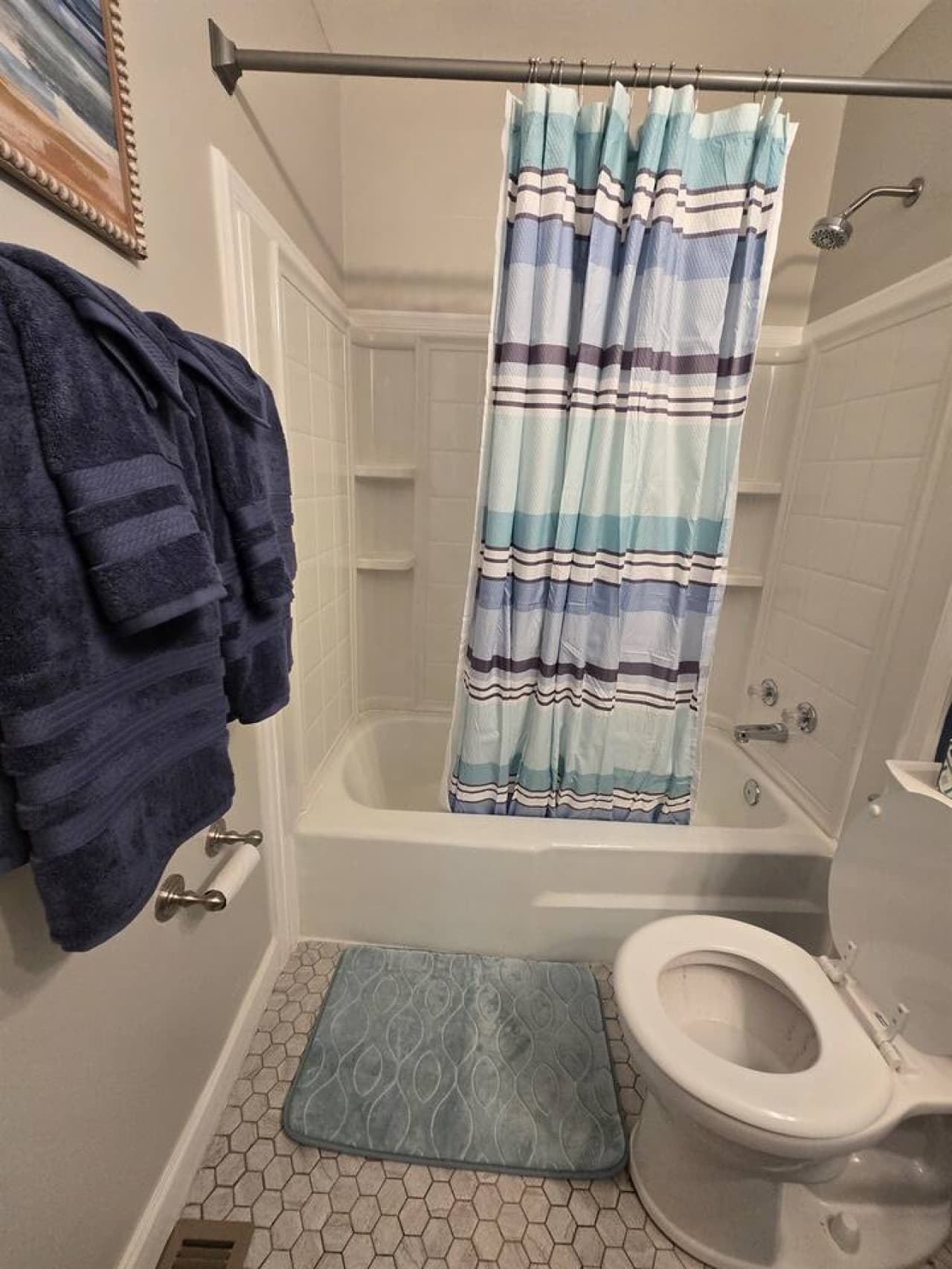 One bathroom