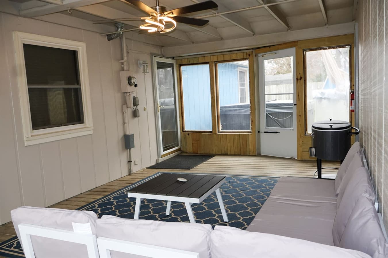 A breezeway to hang out at