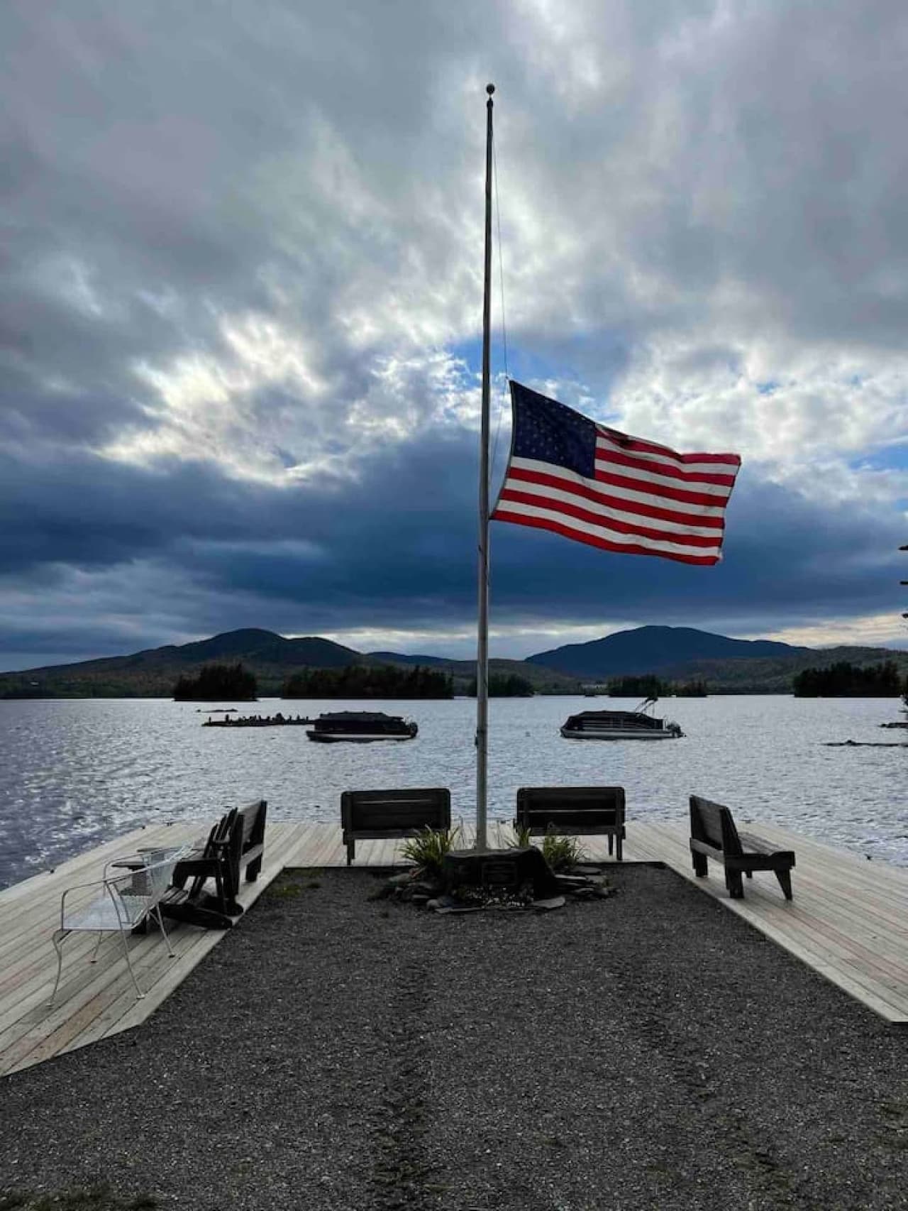 Our deeded dock on Moosehead Lake
