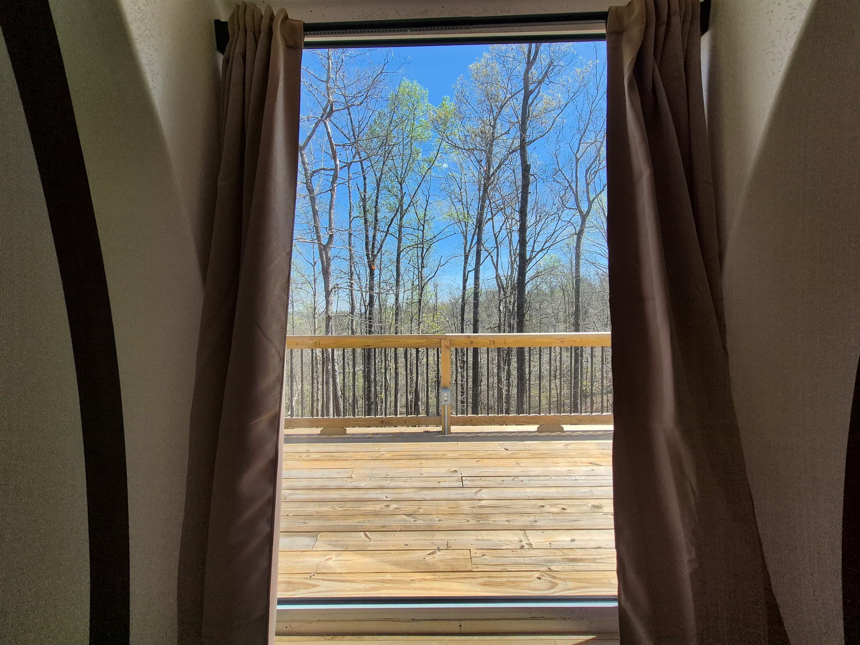View from the king bed