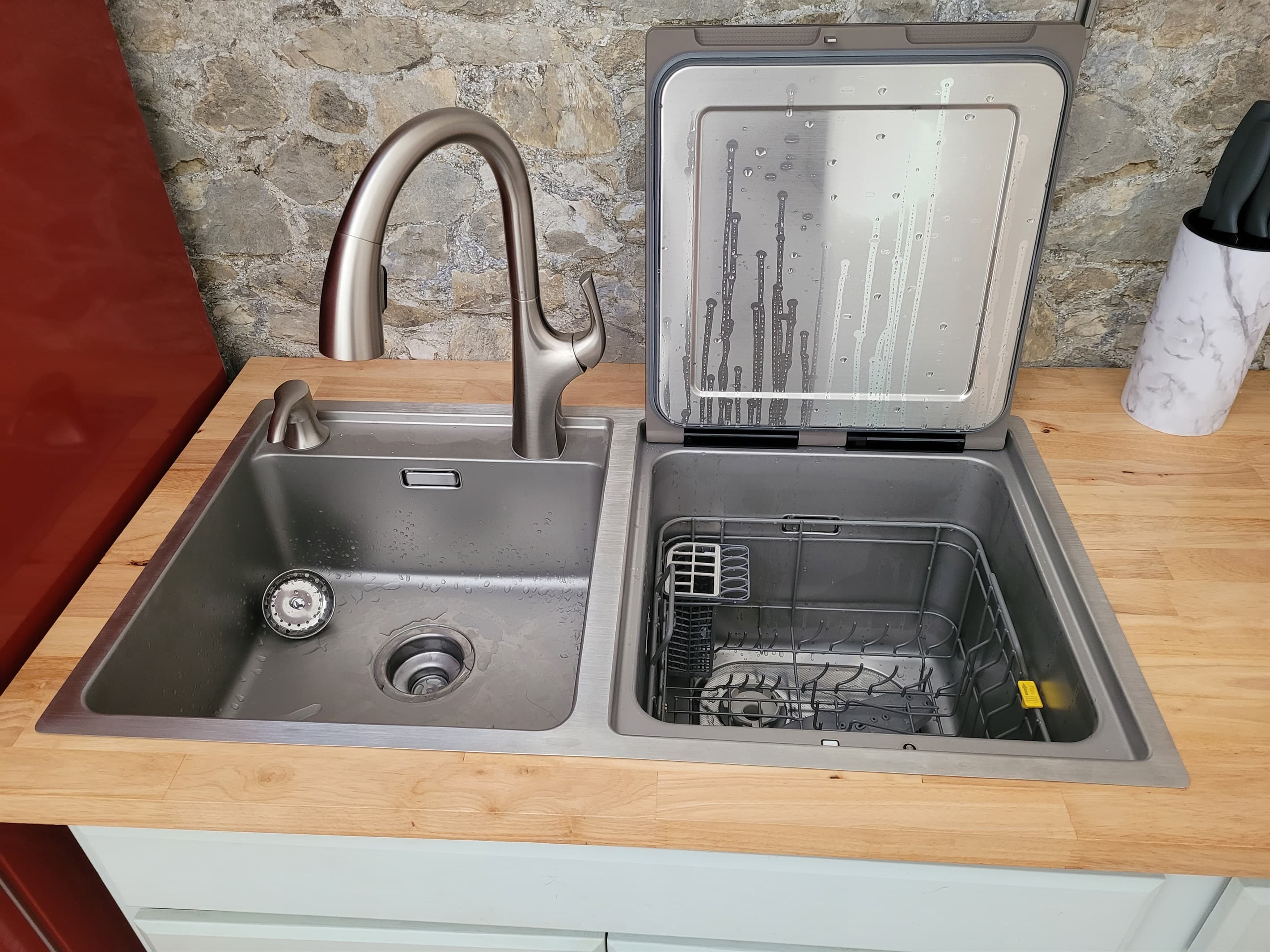 In sink dishwasher