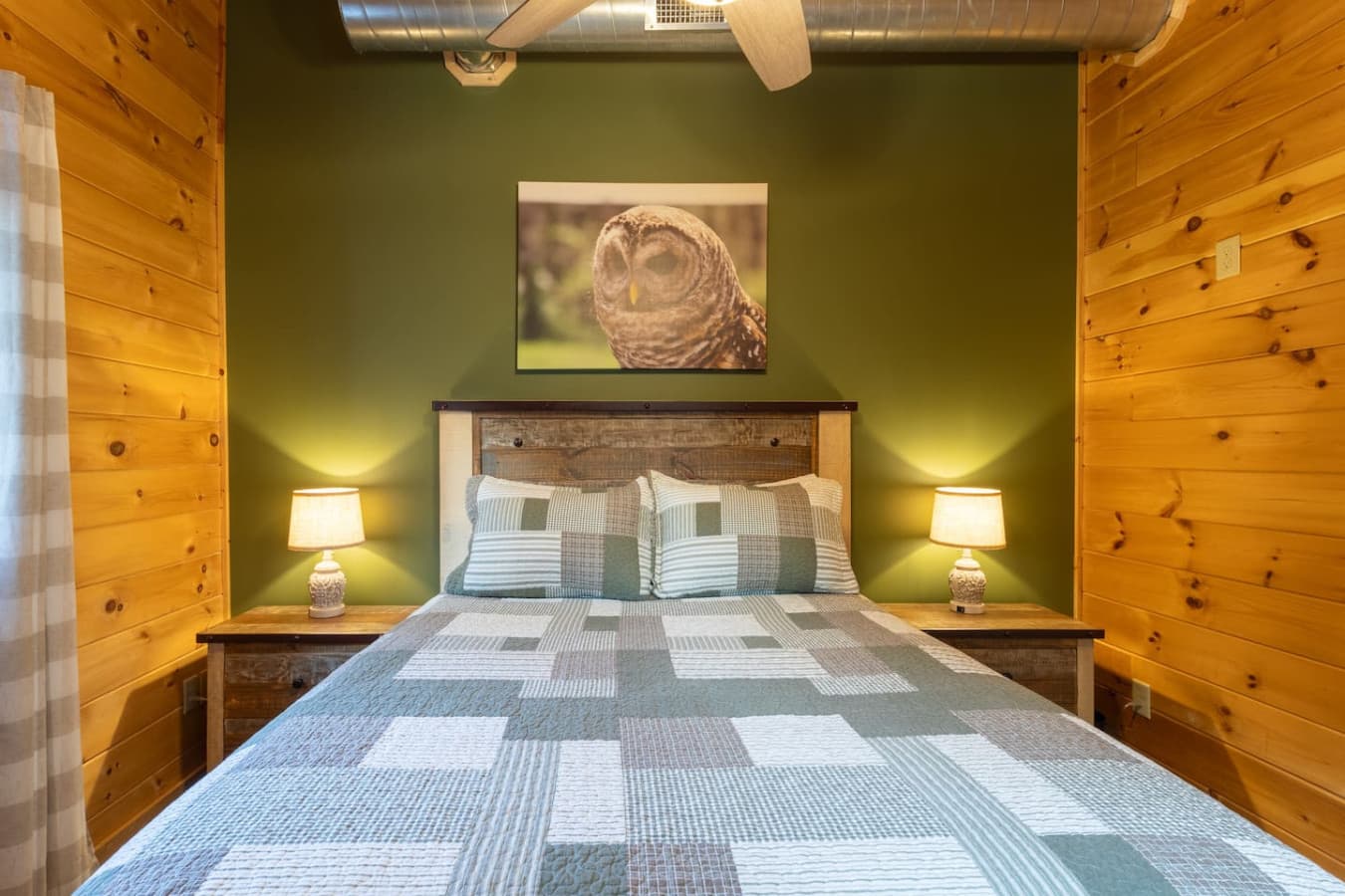 This second Queen bedroom offers a peaceful retreat.