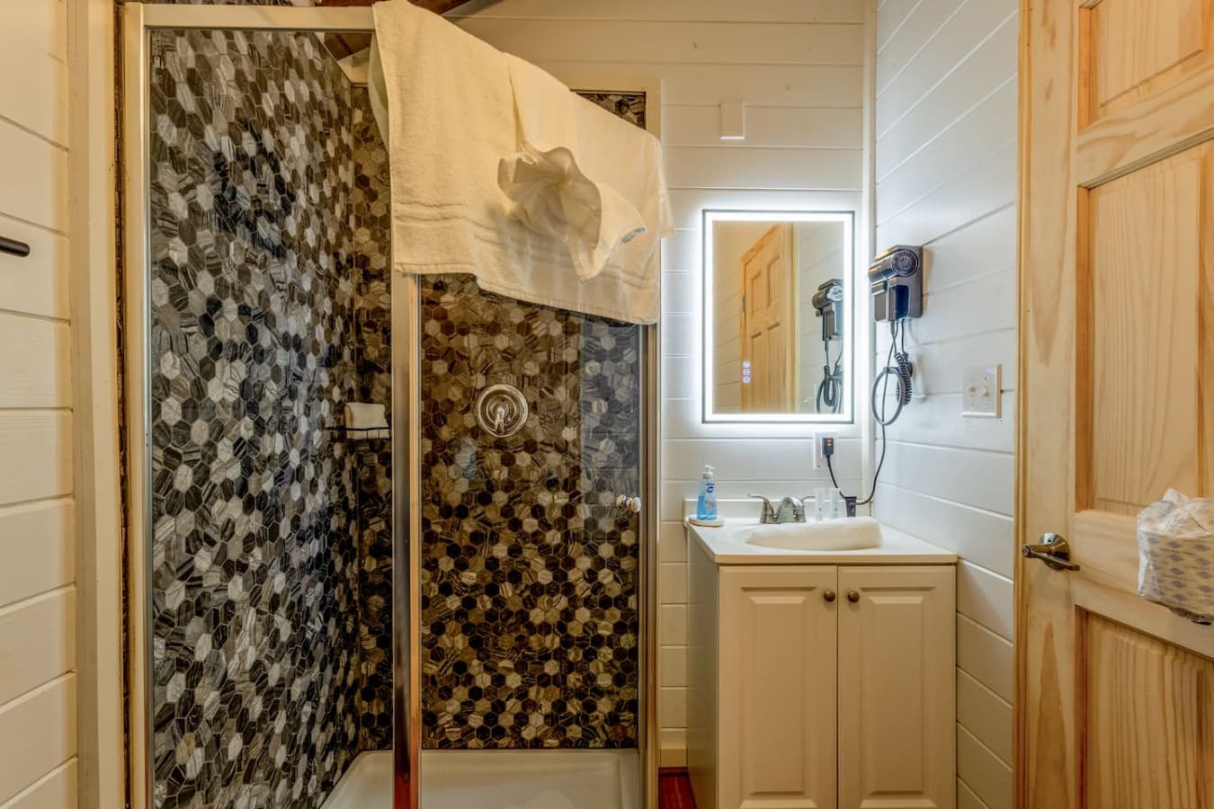 Sparkling clean and stocked with fluffy towels to help you refresh after a day of exploring.