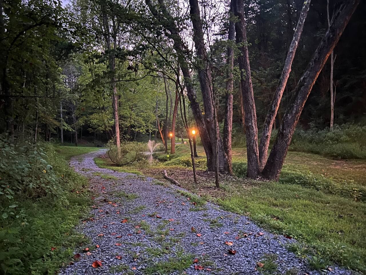 Follow the trail—our private walking paths wind through the best of the property.