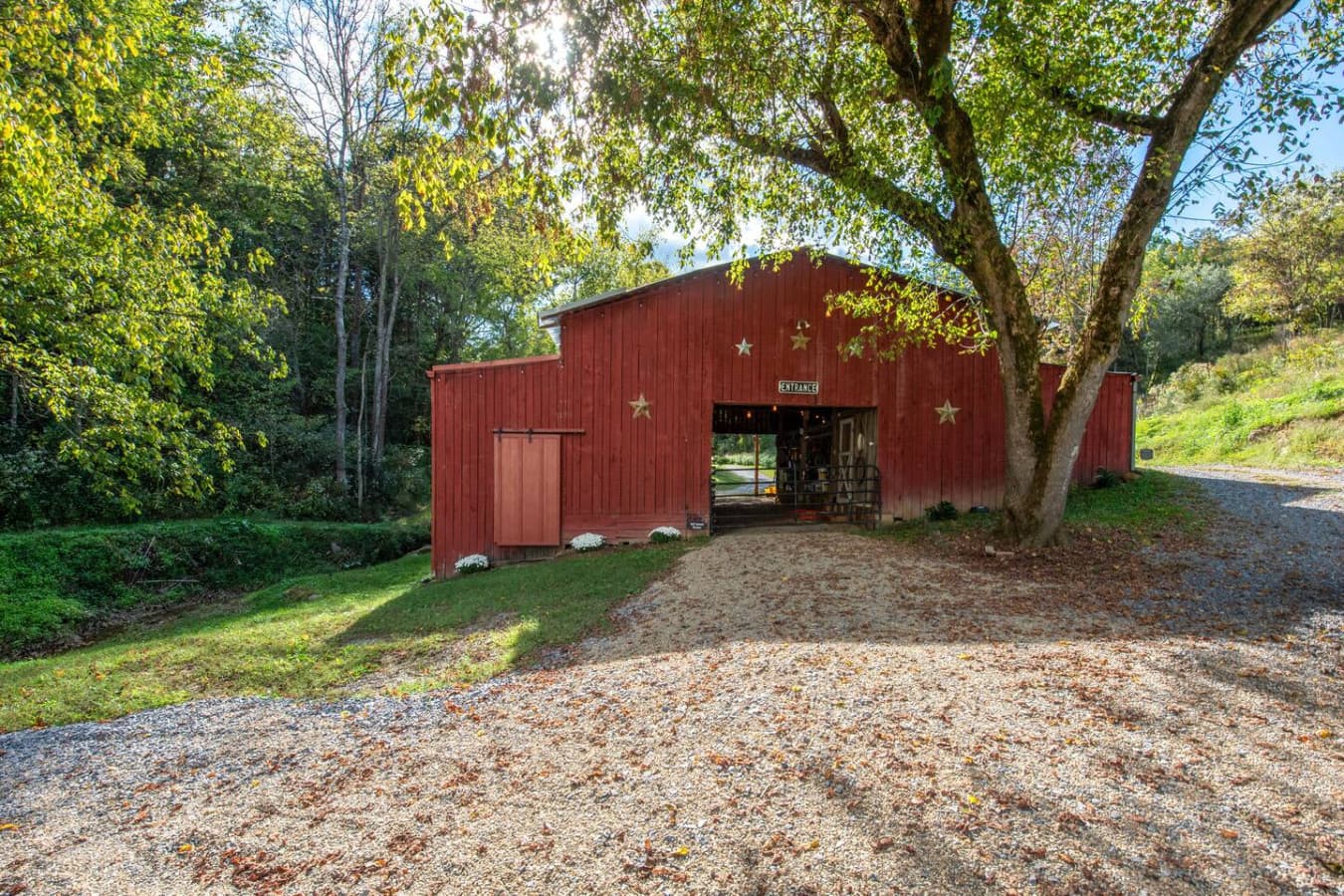 The Barn on property which houses our lovely farm animals