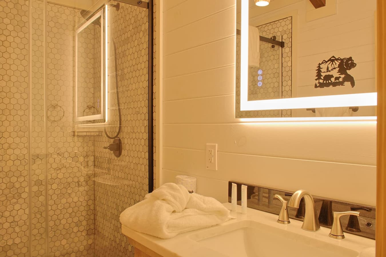Thoughtful touches and essential toiletries provided for your convenience.