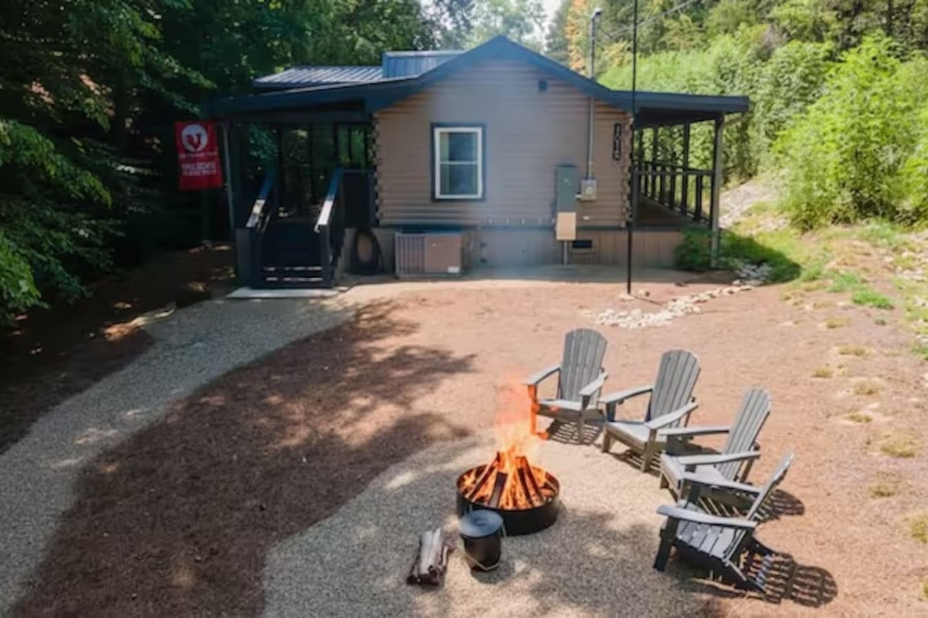 Enjoy fires under the stars!