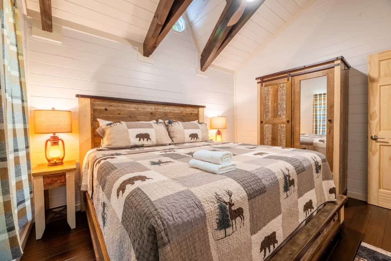 Retreat to the primary suite, where plush linens and tranquil farm views ensure a restful night.