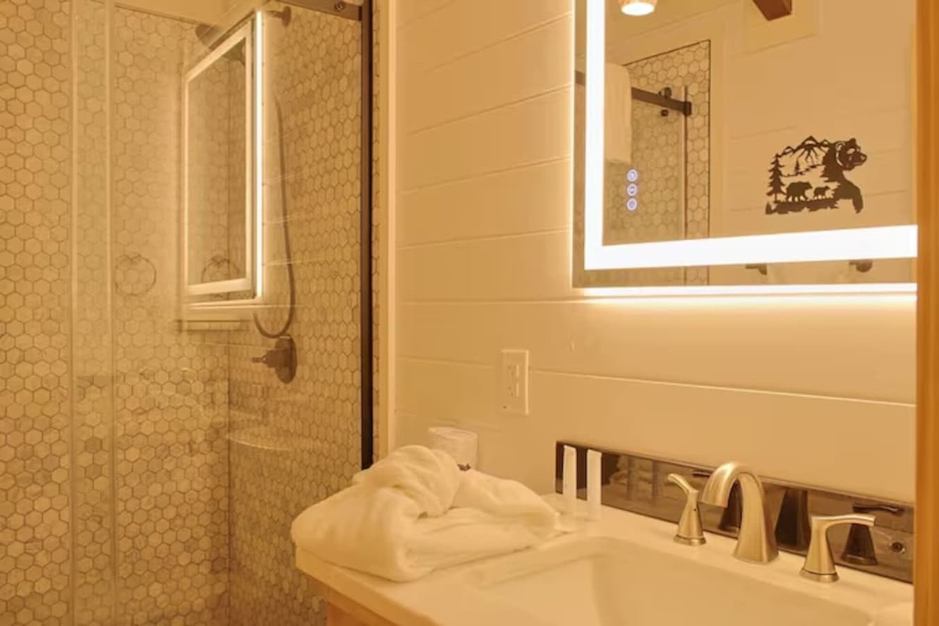 Thoughtful touches and essential toiletries provided for your convenience.