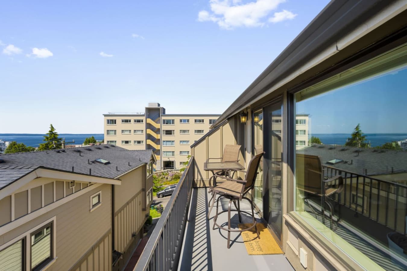 Water views from the balcony!