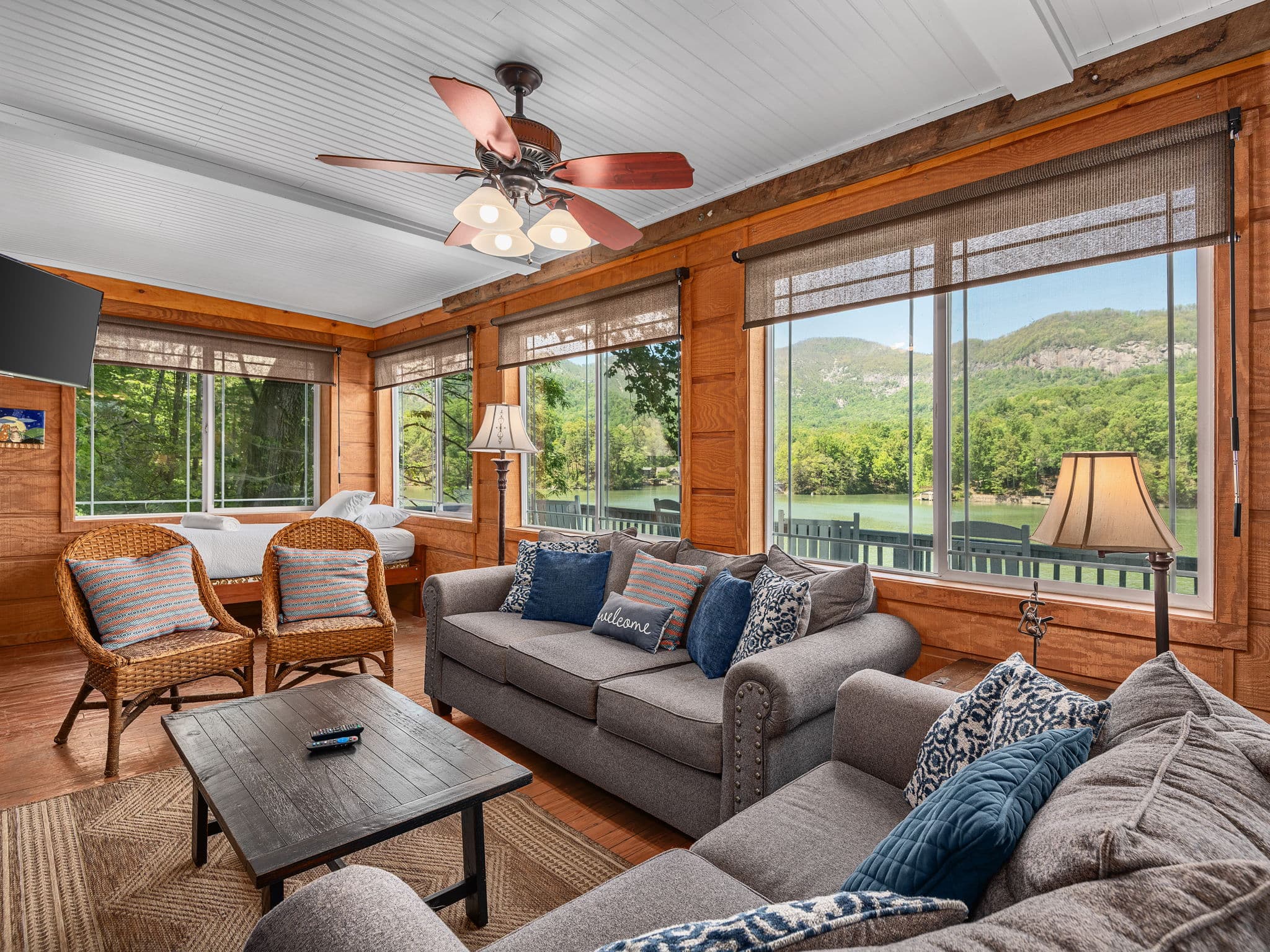Lower living room