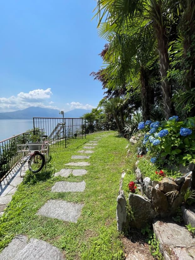 Garten Seeblick Villa Angelina Cannero Riviera Lago Maggiore