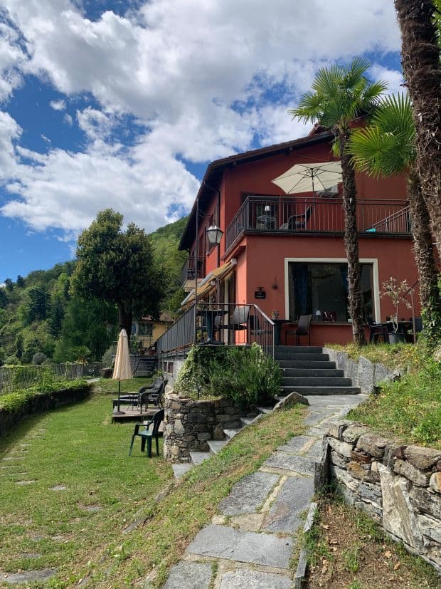 Villa Angelina B&B Cannero Riviera Lago Maggiore Eingang