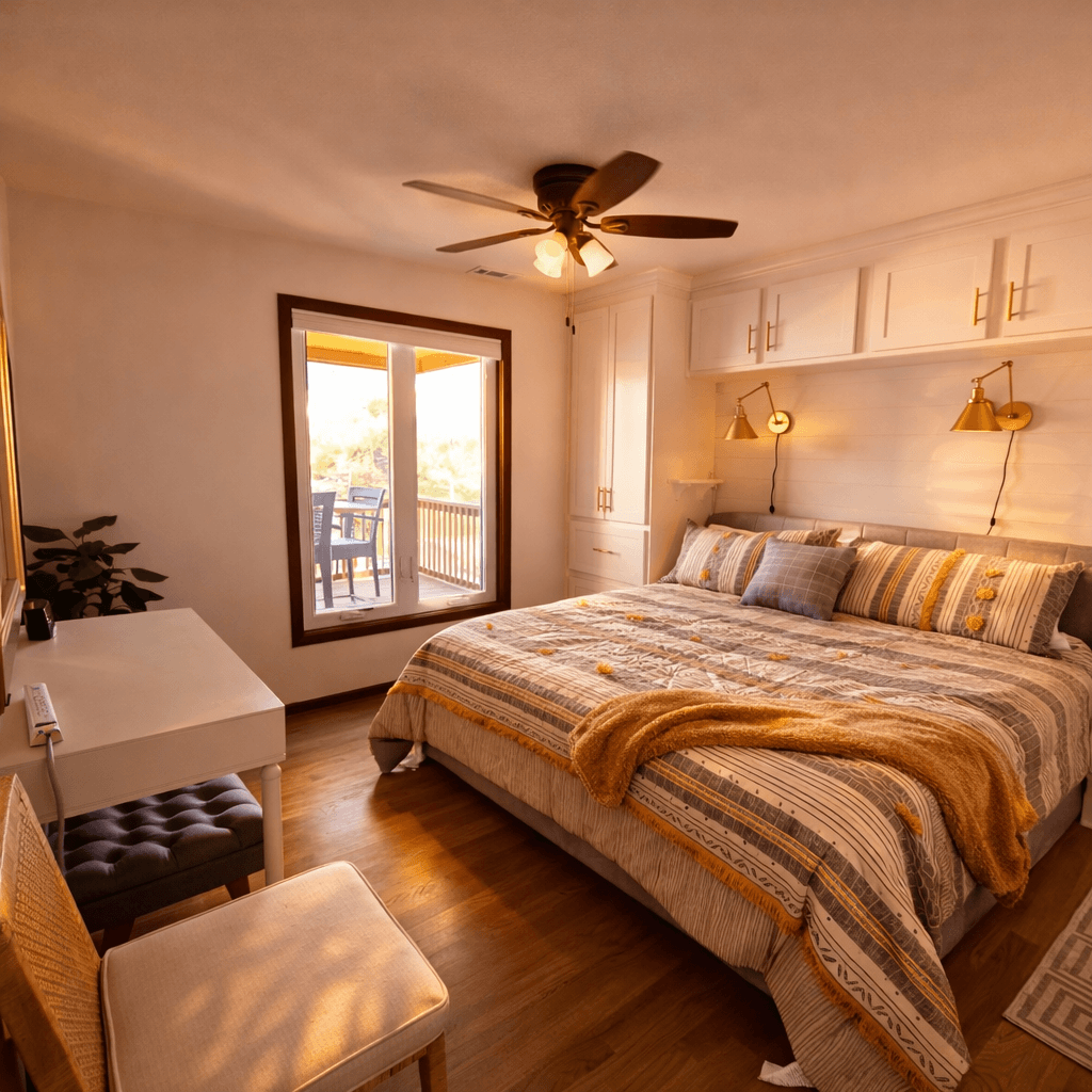 Cove-Out Cottage Main Bedroom