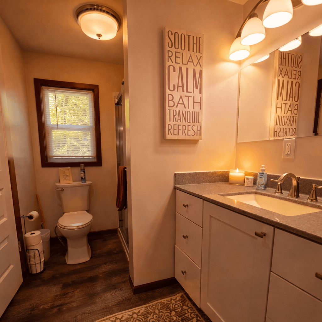 Cove-Out Cottage Upstairs Bathroom