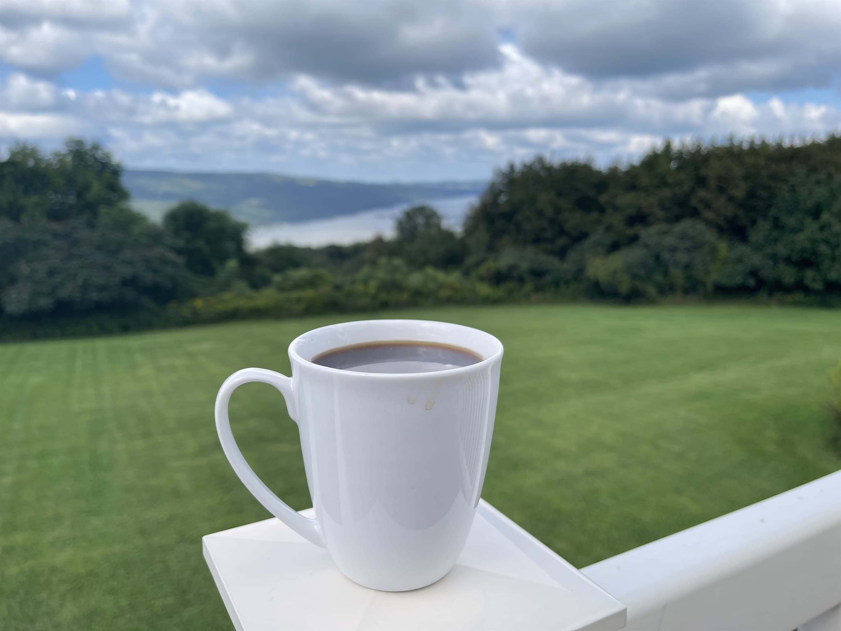 Morning Coffee with a view