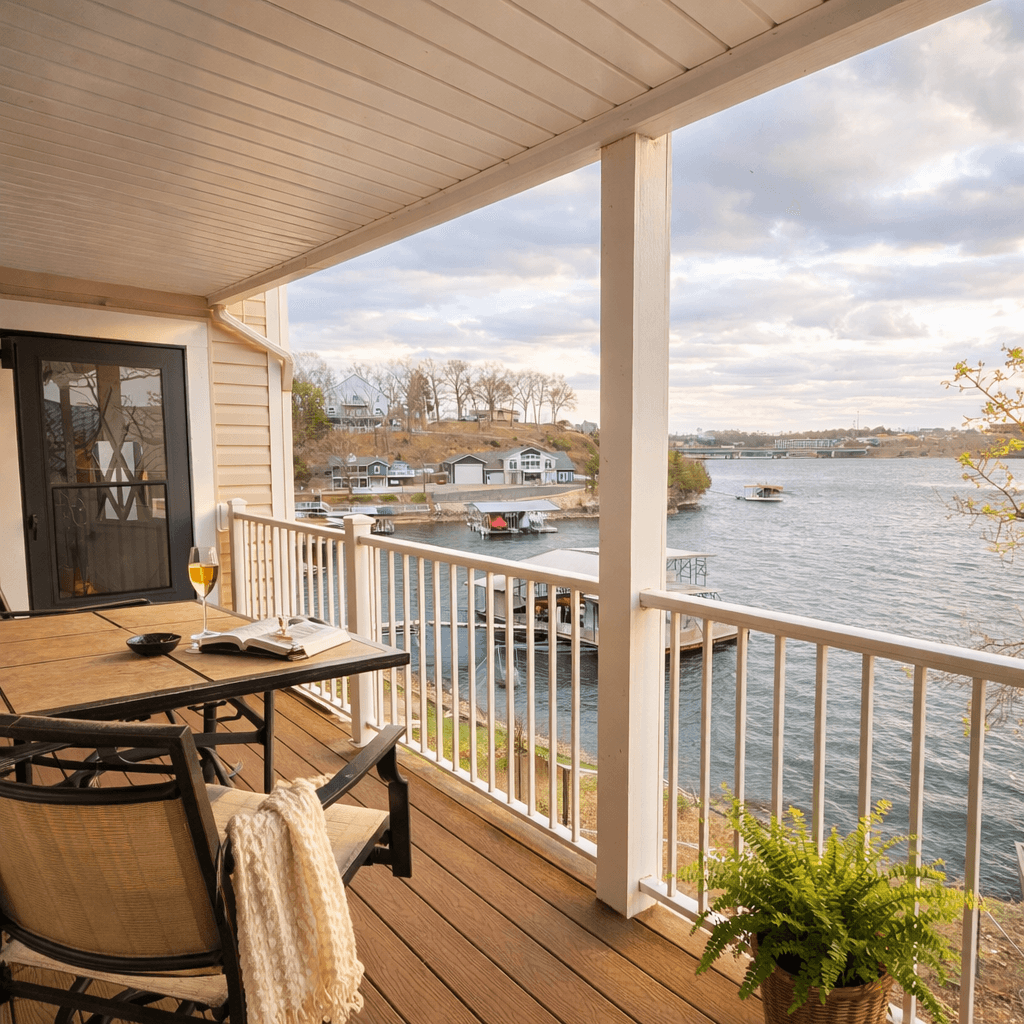 Tranquil retreat porch views