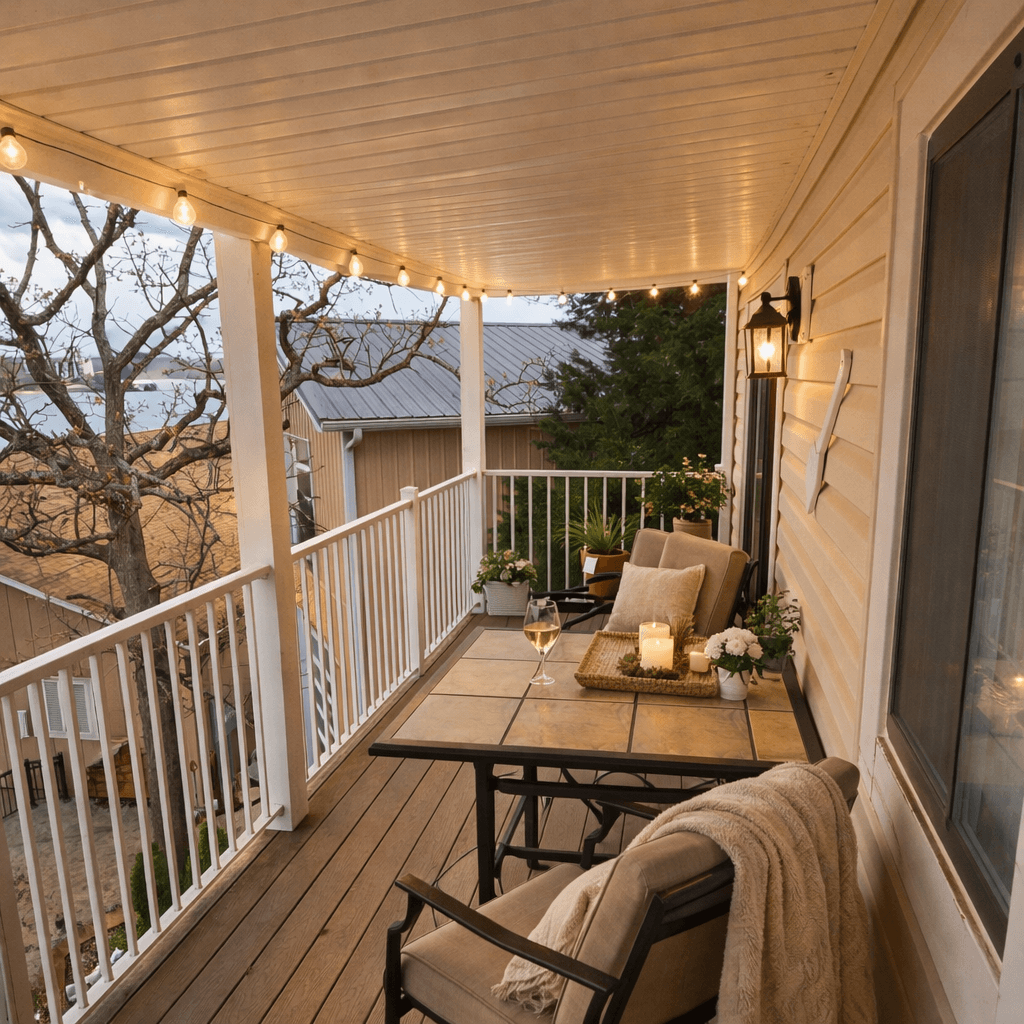 Tranquil retreat porch lounge