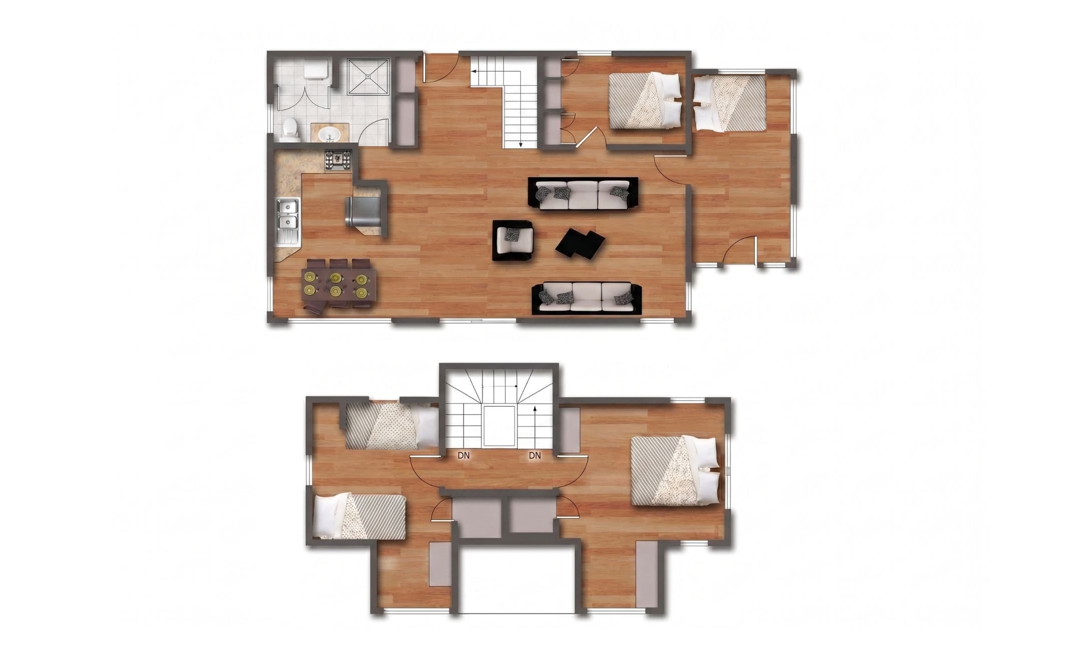 Cottage floor plan