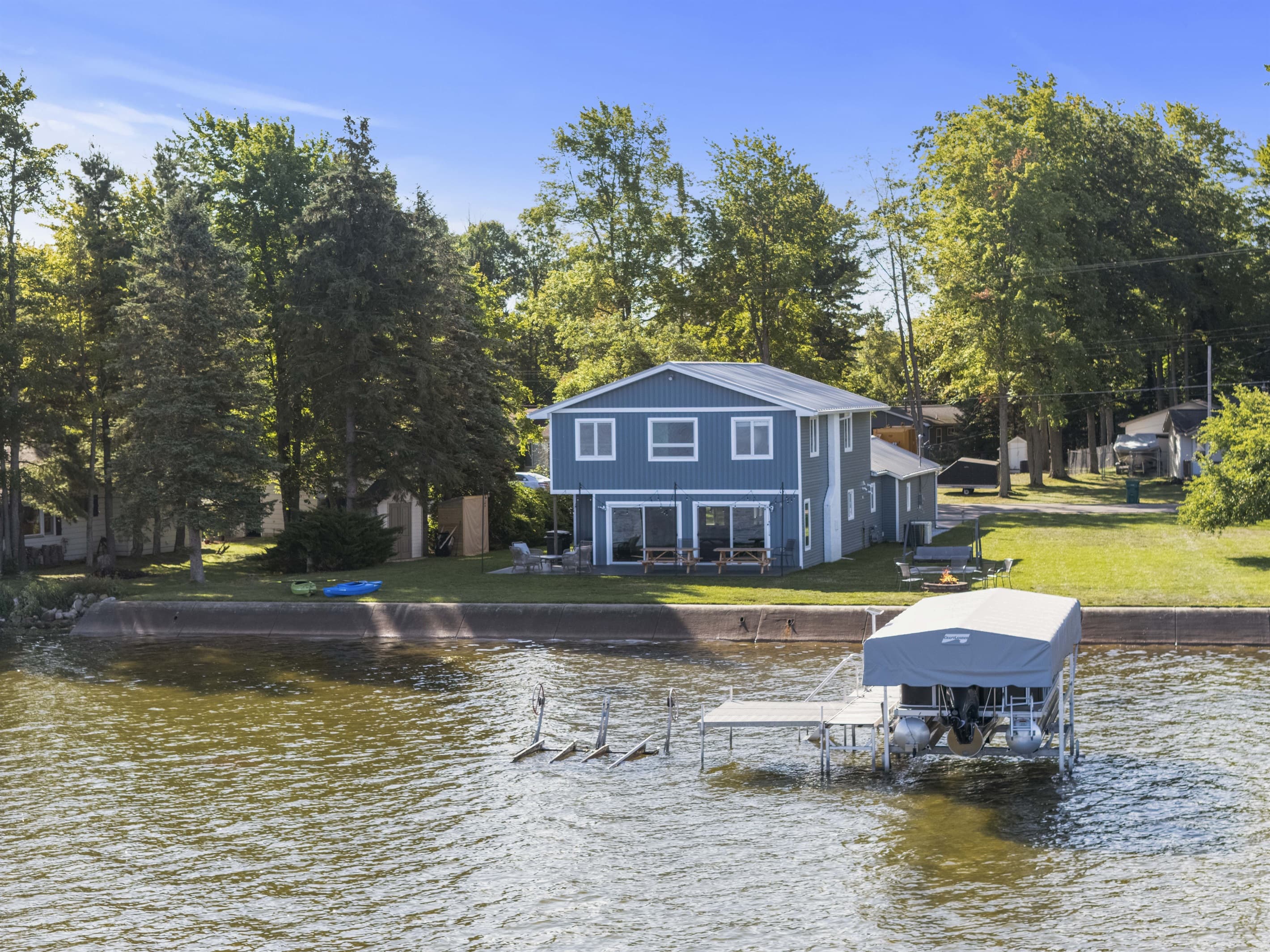 Front Looking at Houghton Lake