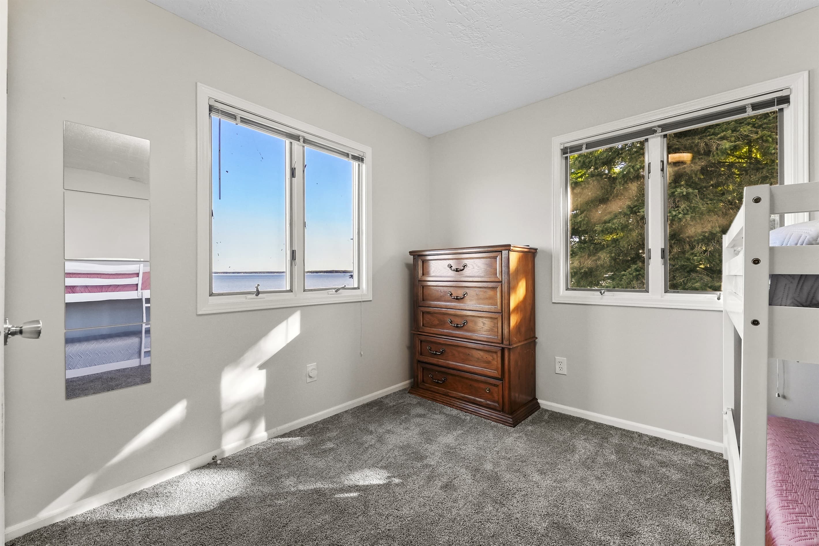 Second Floor Bunk Room Facing the Lake