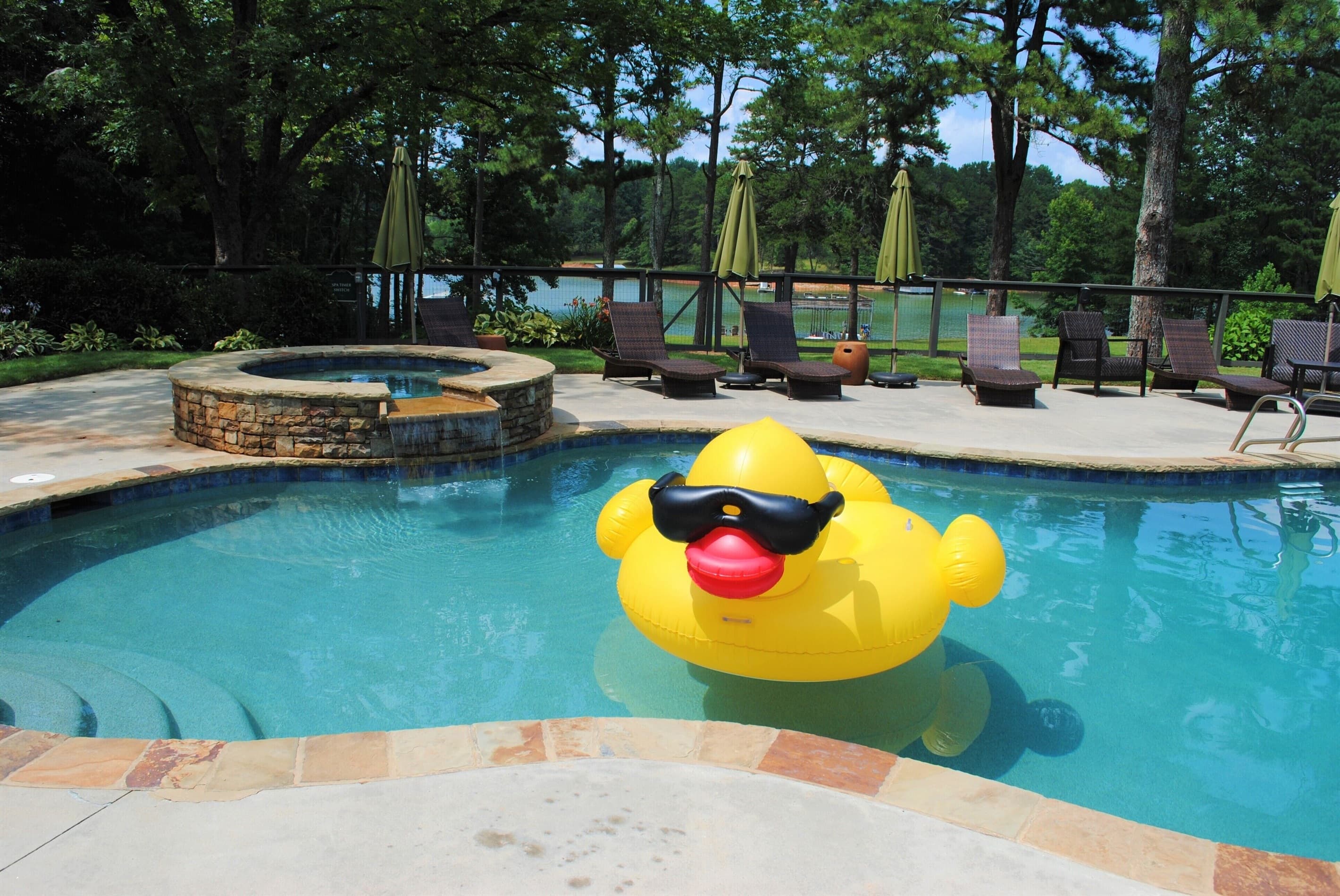 Pool with Jacuzzi.