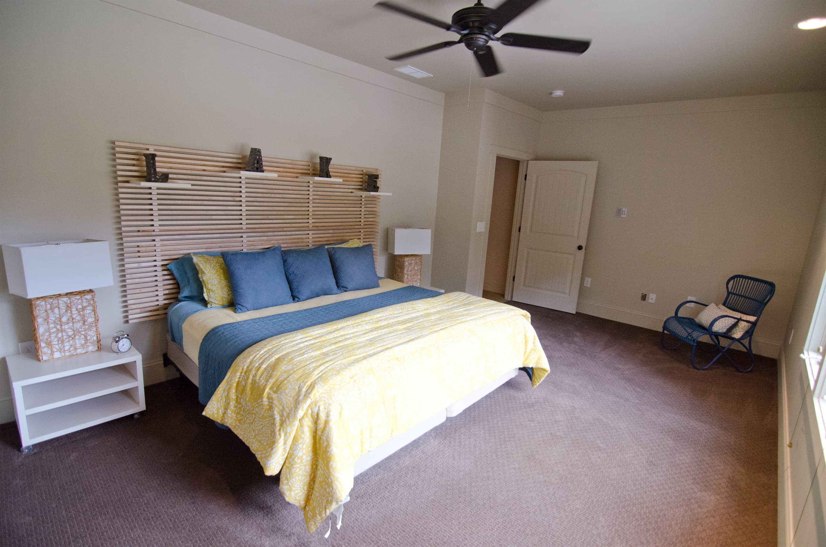 Fourth master bedroom with king bed