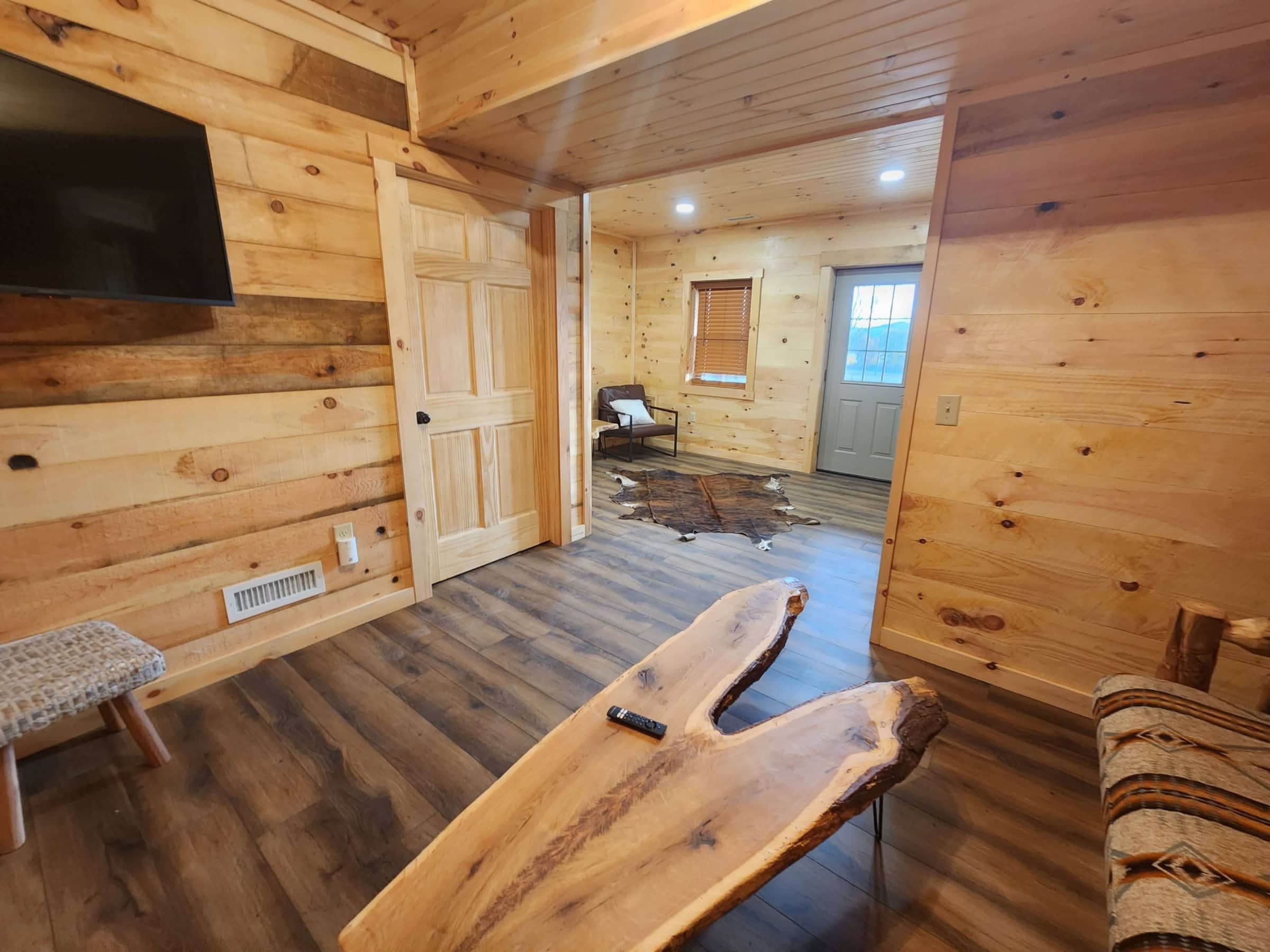 Lower level TV