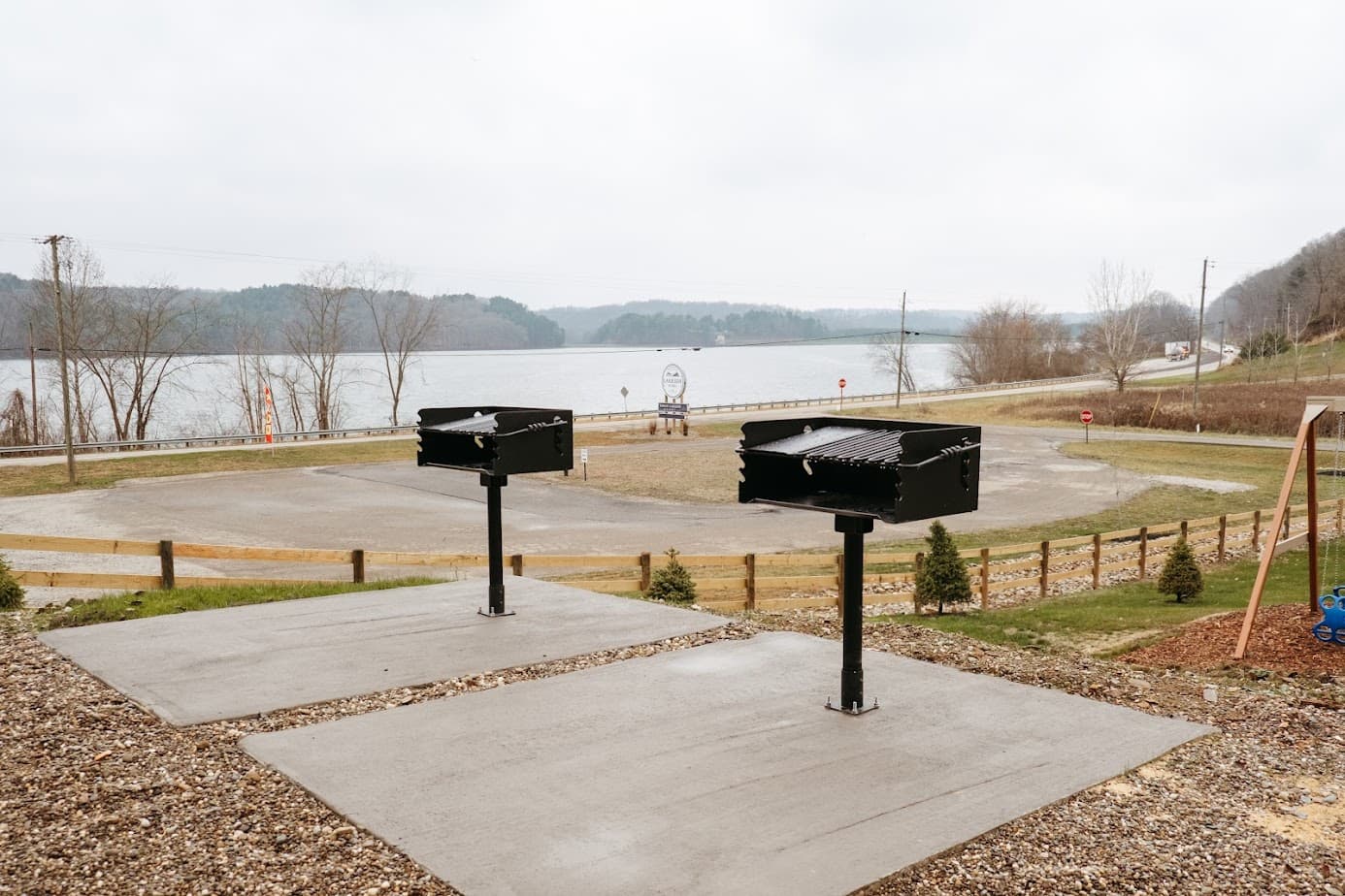 A-frames and Community Grills