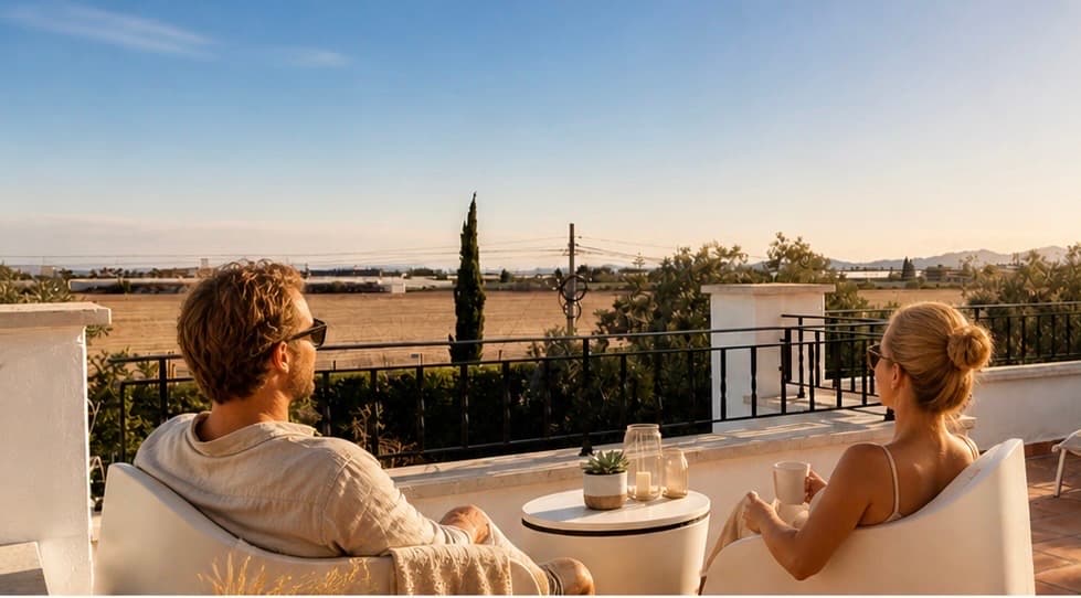 Roof terrace - Villa Alegre, Mar Menor Golf