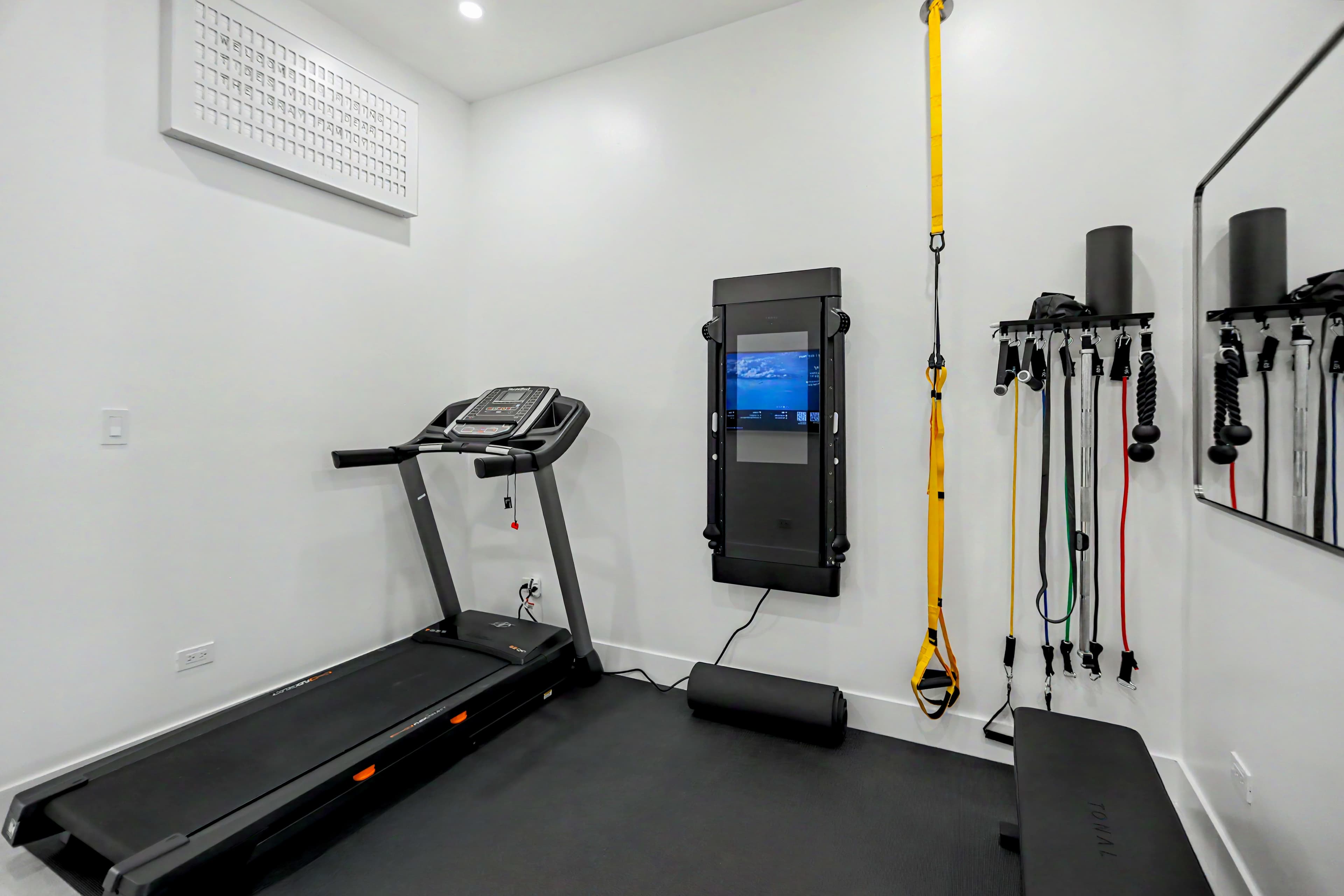 Gym area
