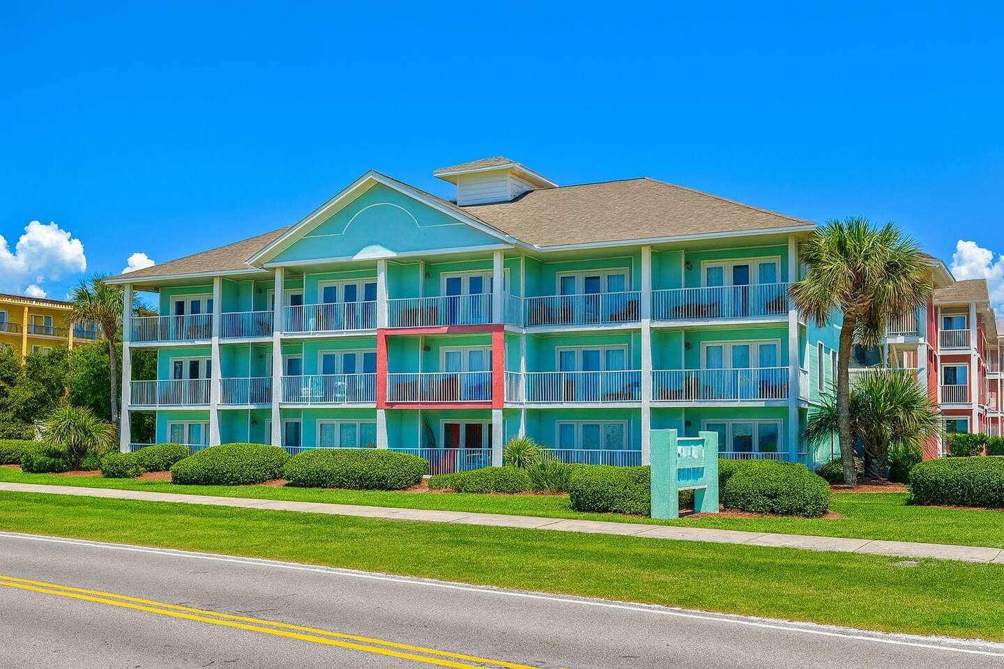Unit is located on the second story providing a great view. 
