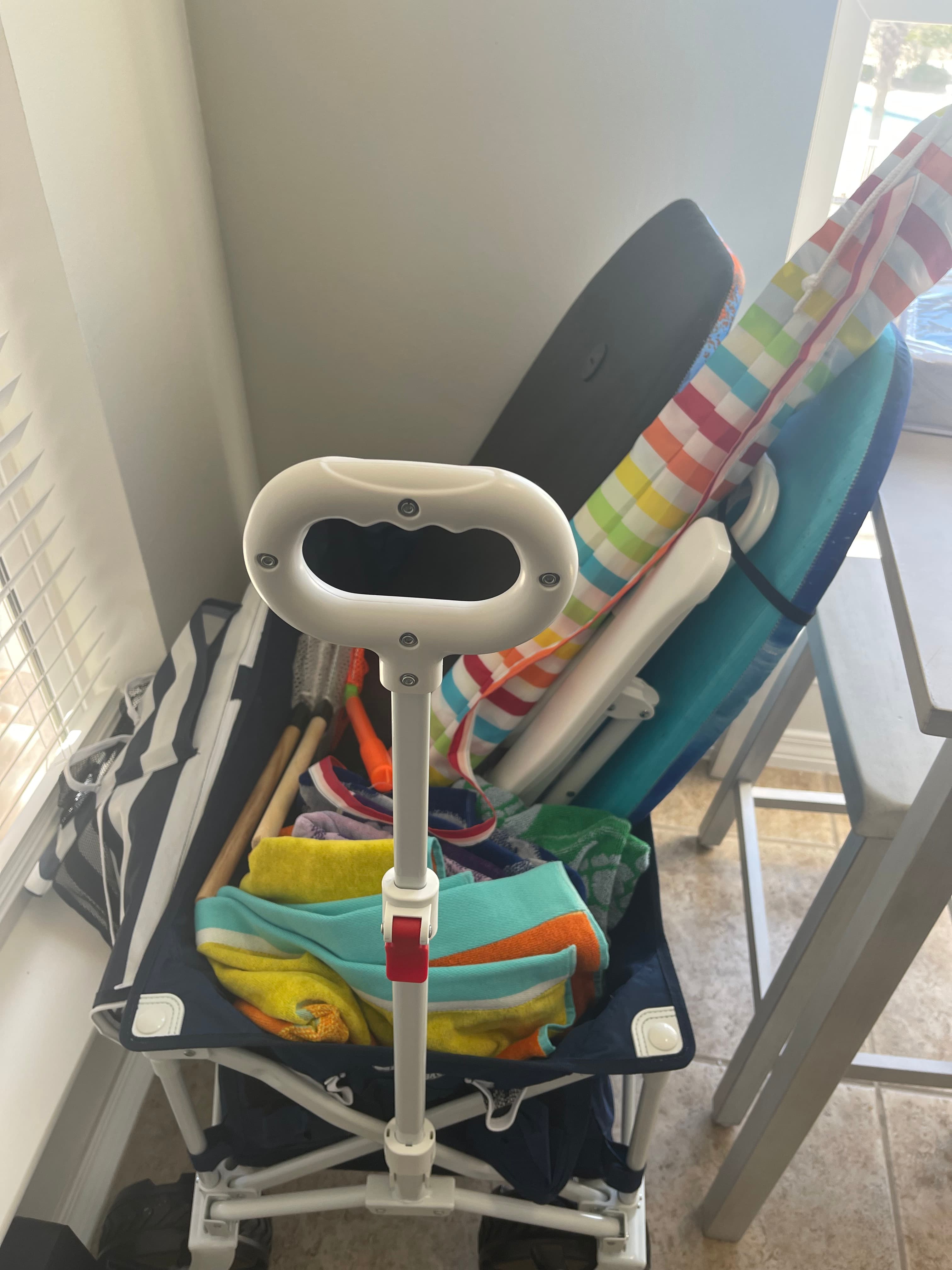 Loaded Beach Cart