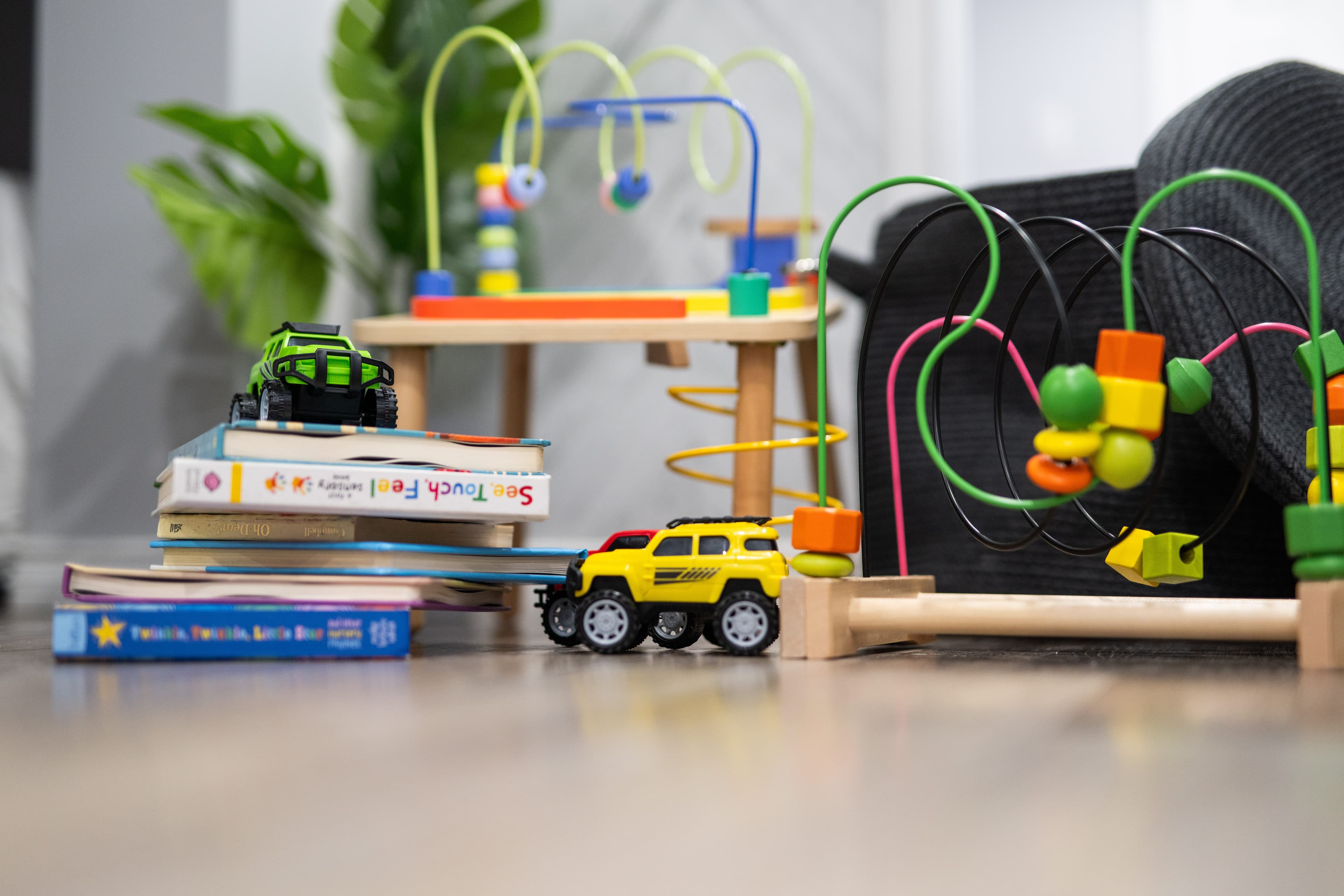 Even our littlest guests feel at home at Luma Lakehouse with a curated toy and activity basket