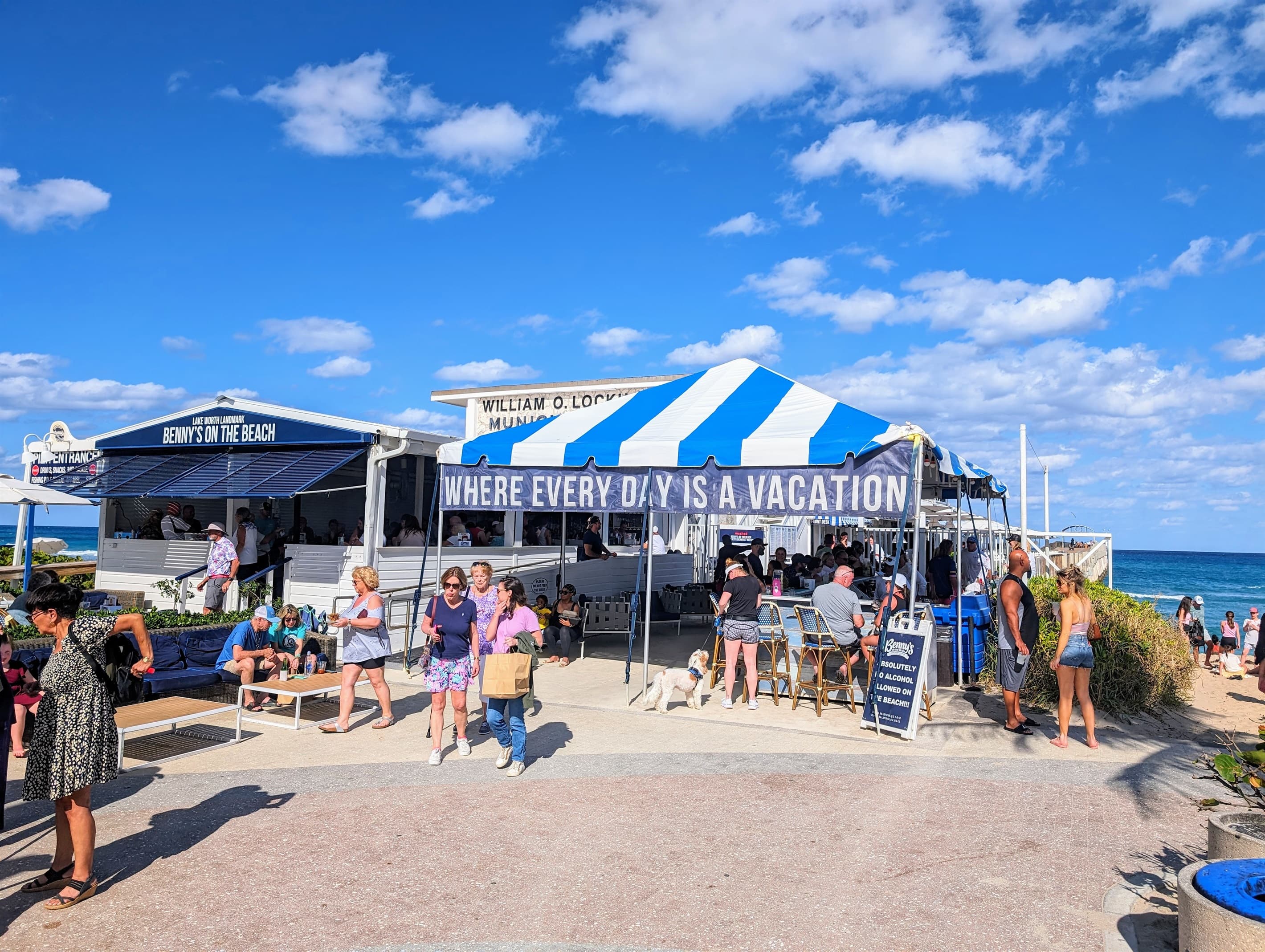 Benny's on the Beach Restaurant in Lake Worth Beach Complex