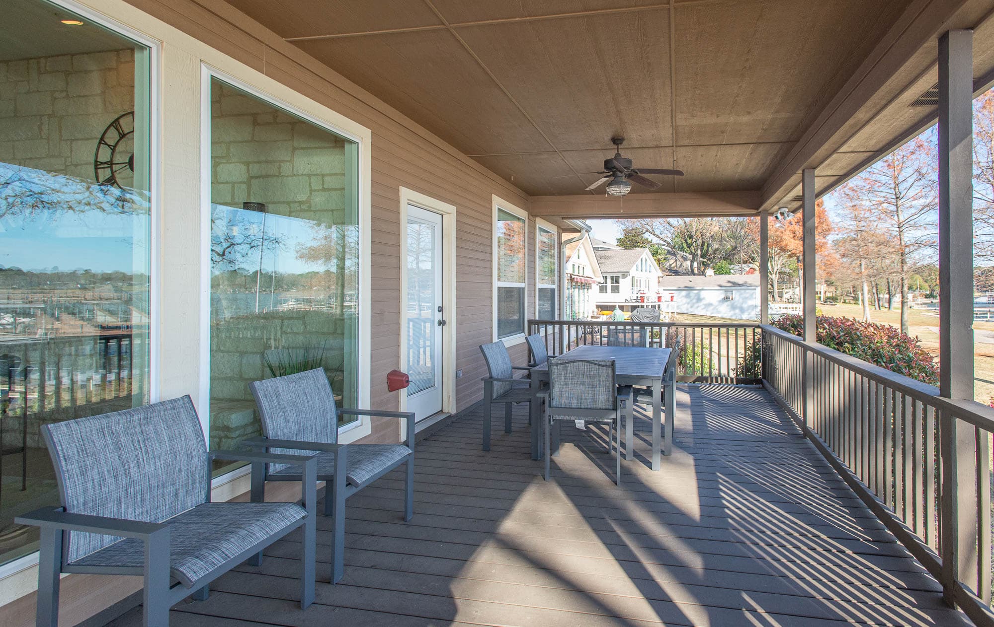 Your peaceful retreat starts here—enjoy the view from the back porch!