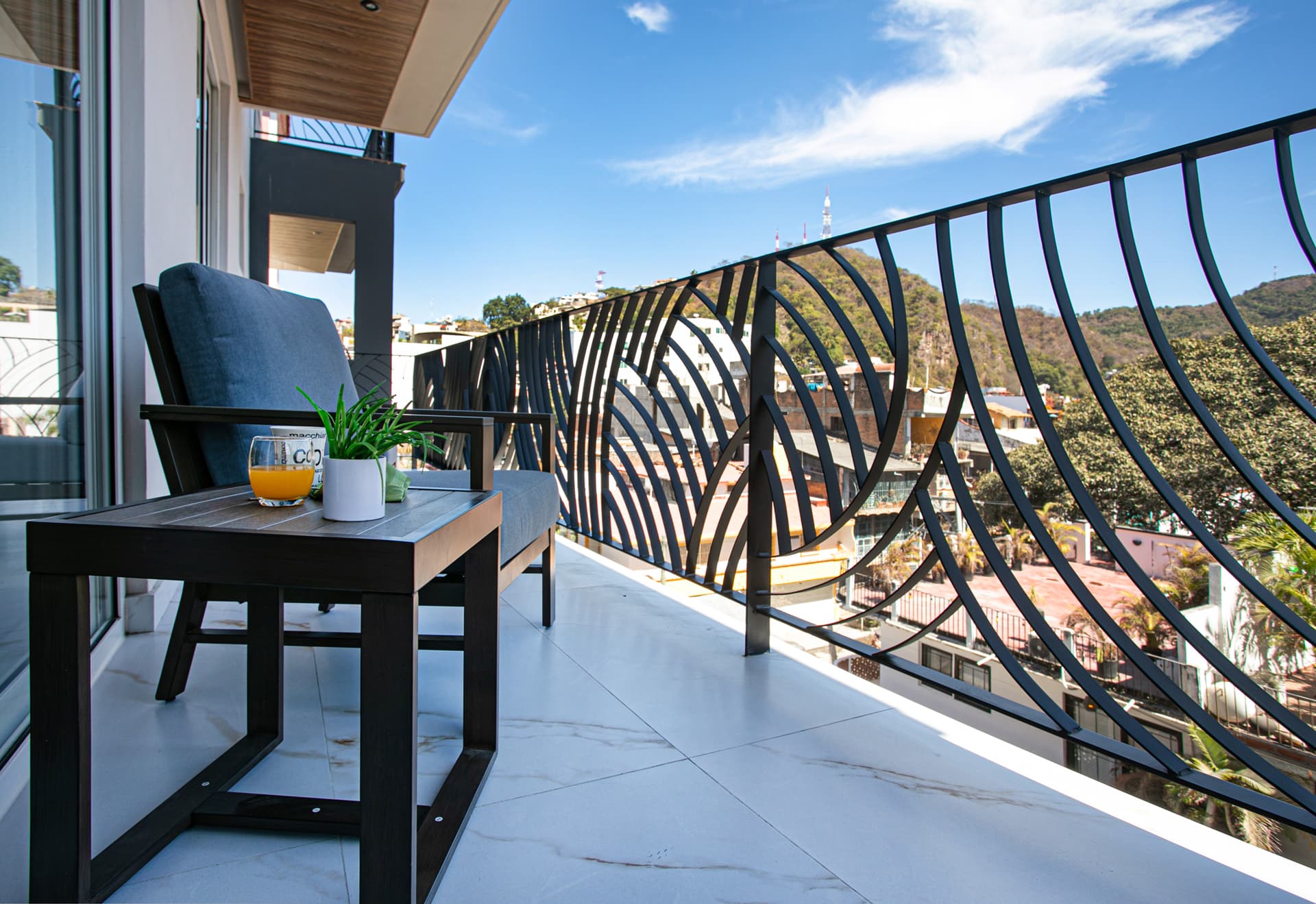 Balcony off the Primary Bedroom