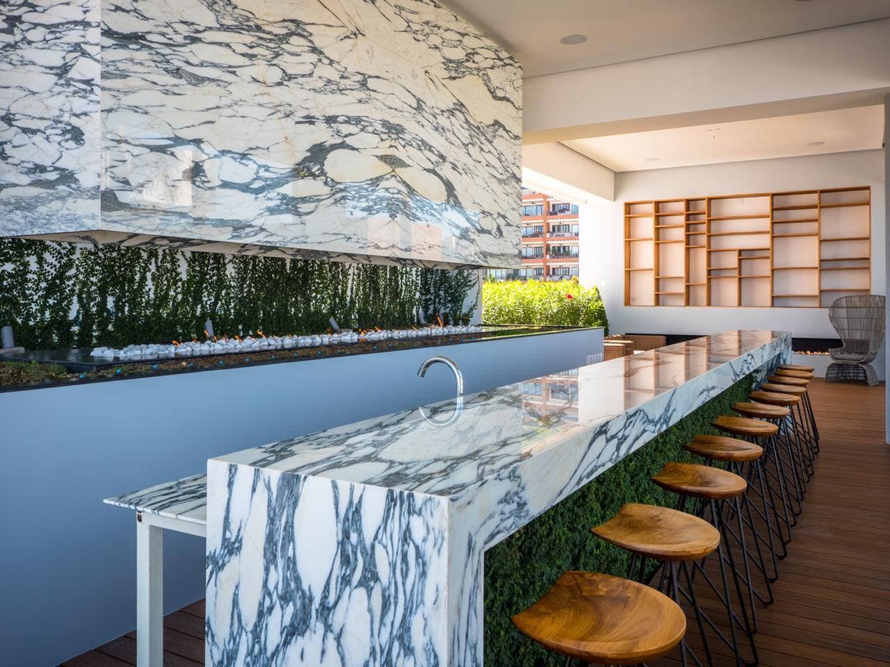 Bar and Library