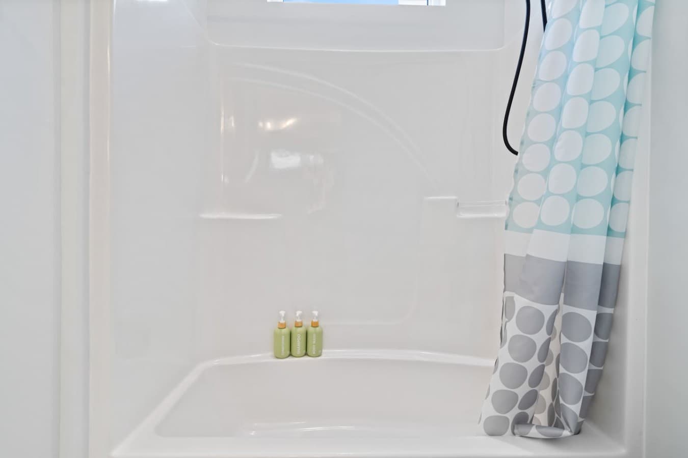 A tub to enjoy for a relaxing bath or shower!