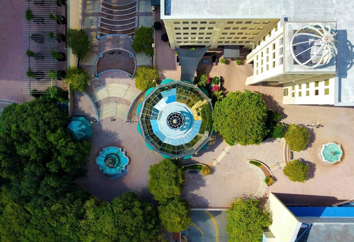 Arial of Kleman Plaza 