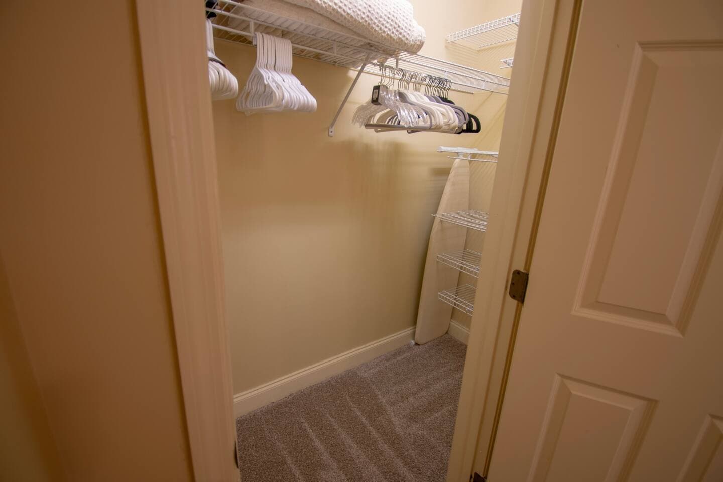 Walk in closet | Extra Blankets | Iron