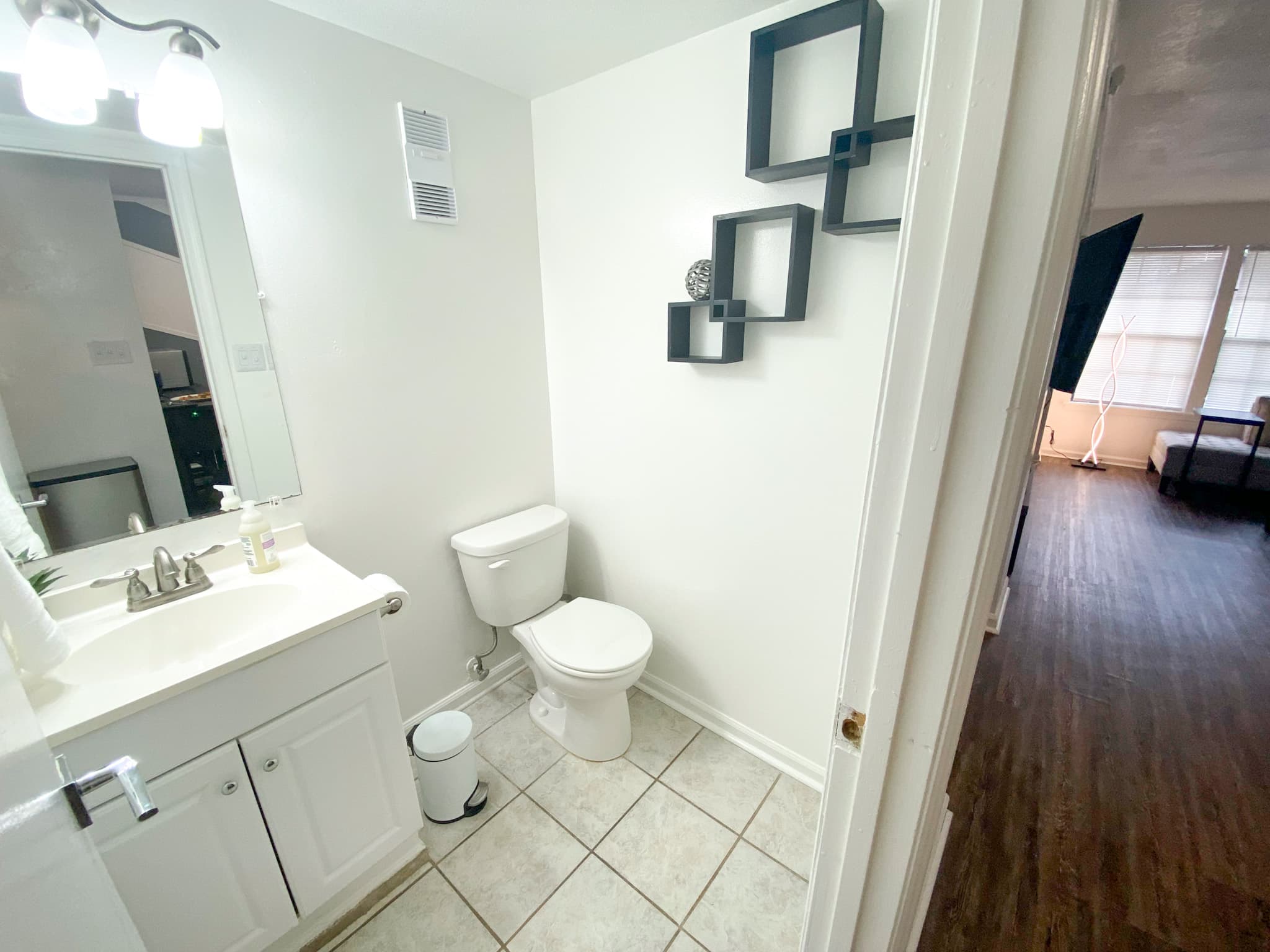 Downstairs half bath