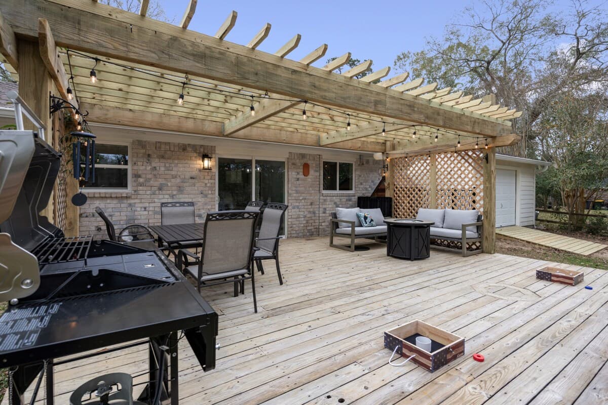 Imagine relaxed evenings grilling dinner, unwinding under soft string lights, and enjoying easy conversation outdoors.