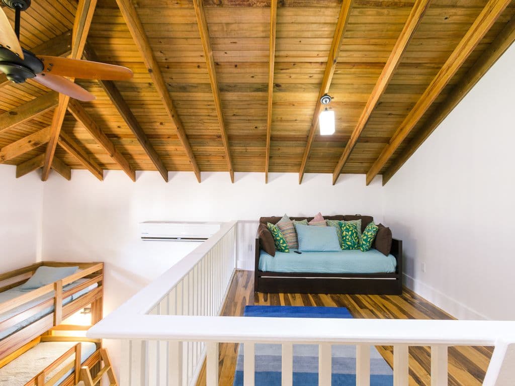 Twin trundle in the loft