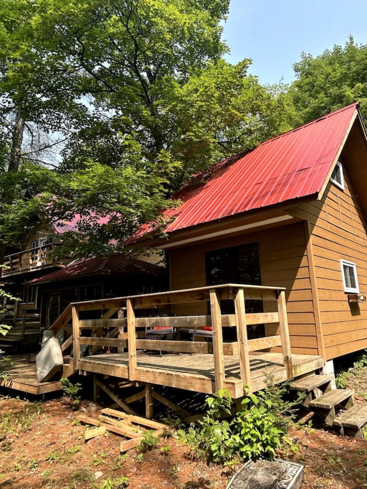 view of bunkie deck/porch