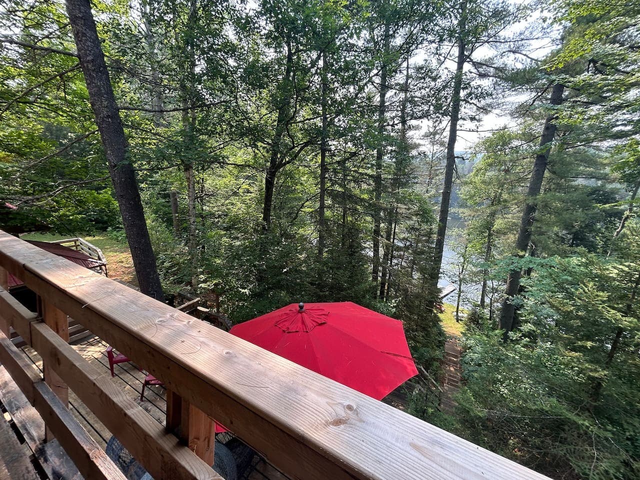 view from balcony from Bedroom 1