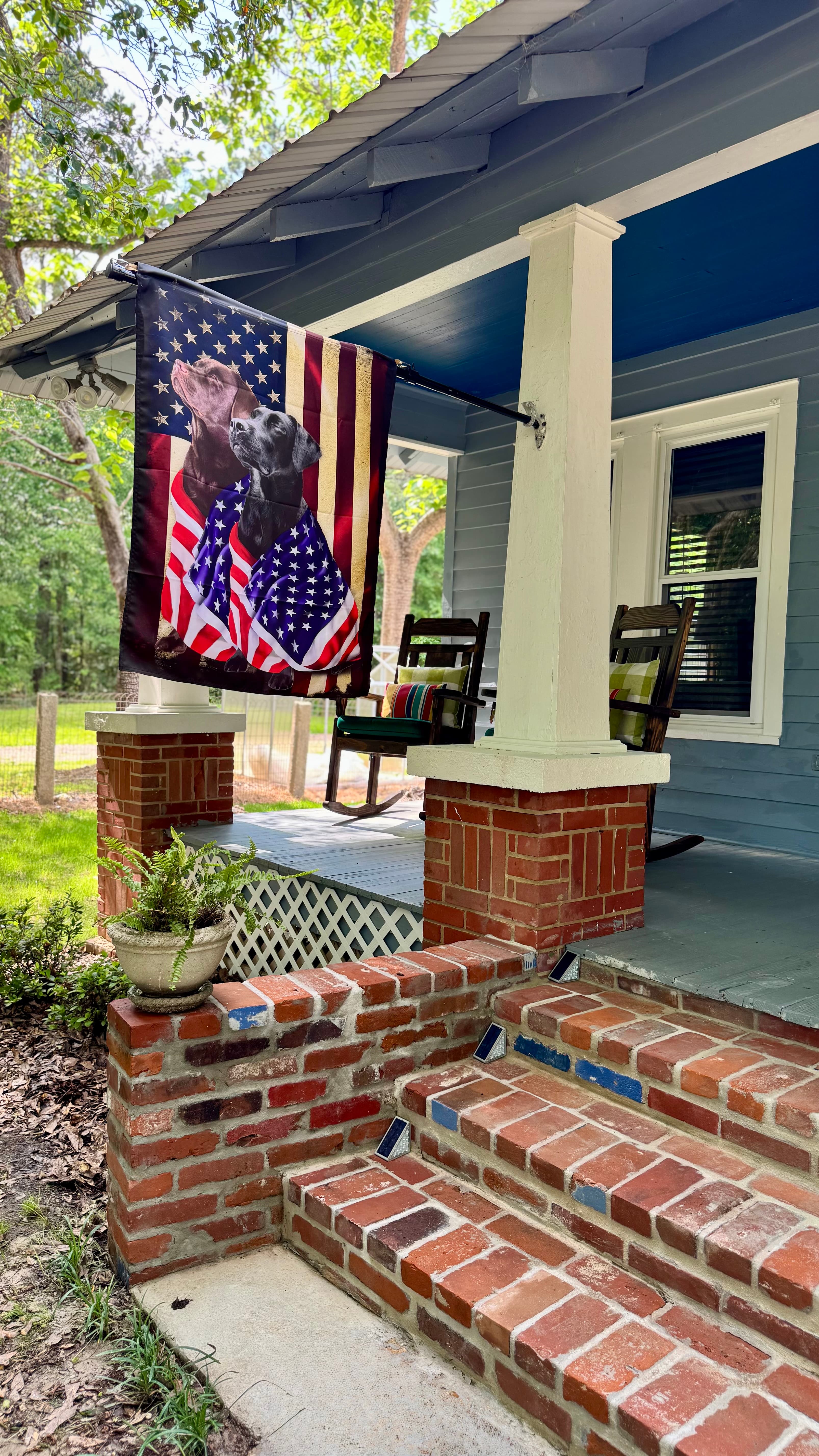 Inviting front porch 